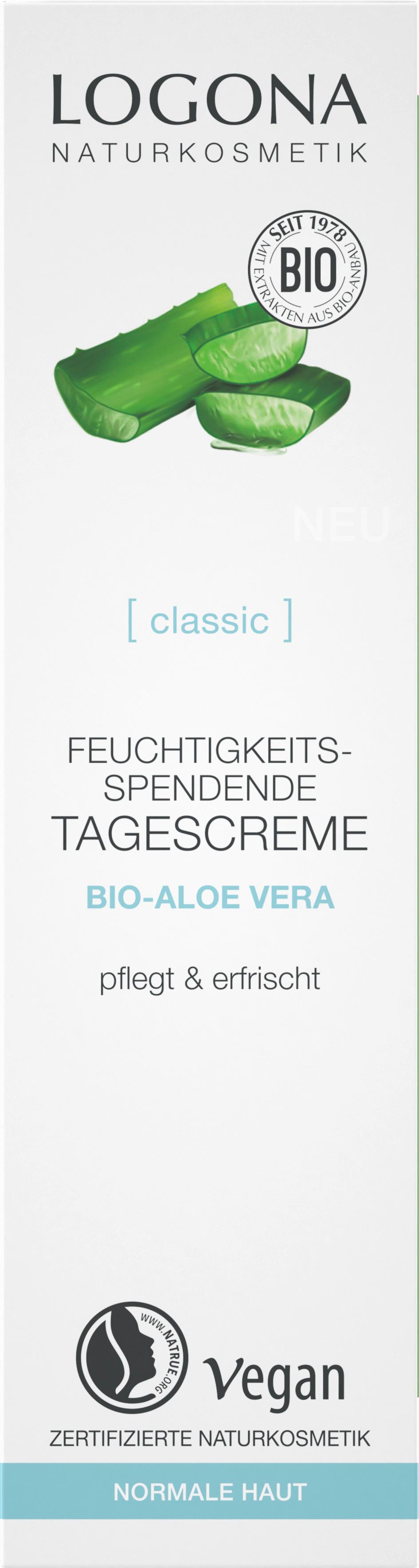 LOGONA CLASSIC Feuchtigkeitsspendende Tagescreme Bio-Aloe Vera