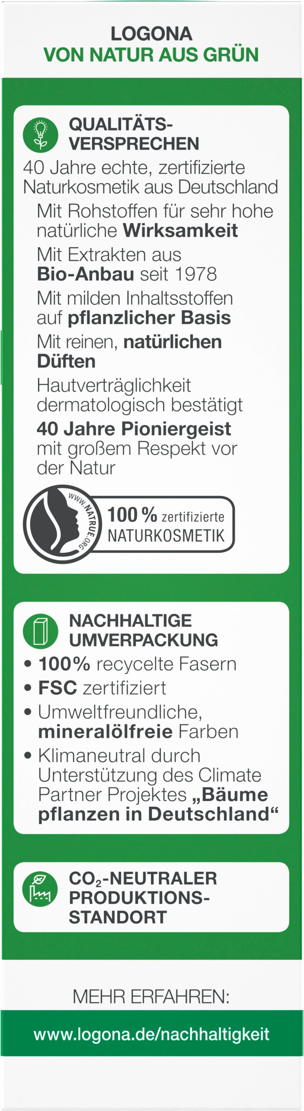 Produktbild LOGONA PURIFY Mattierendes Feuchtigkeitsfluid Bio-Minze&Salicylsäure aus der Weidenrinde 3 von 4