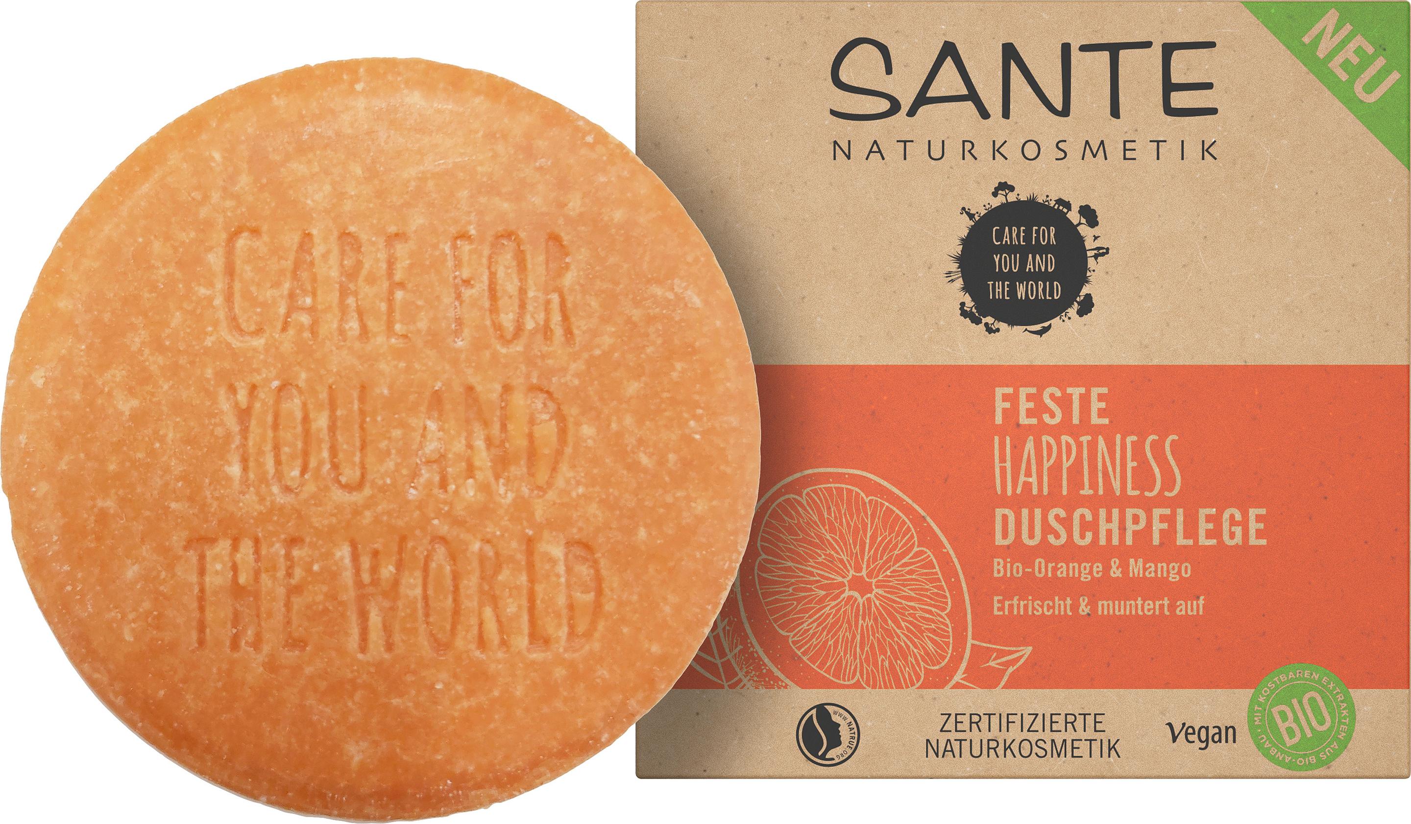 Produktbild SANTE Feste Happiness Duschpflege Bio-Orange&Mango 5 von 5