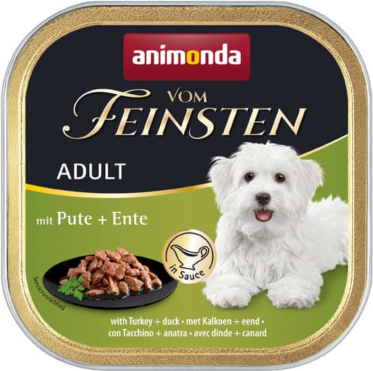 ANIMONDA Hundenassfutter Adult mit Pute und Ente