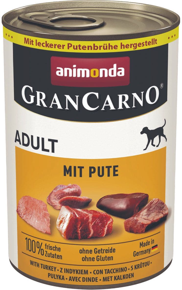 ANIMONDA Hundenassfutter GranCarno Adult mit Pute