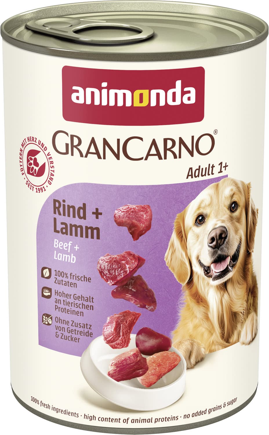 ANIMONDA Hundenassfutter GranCarno Adult Rind + Lamm