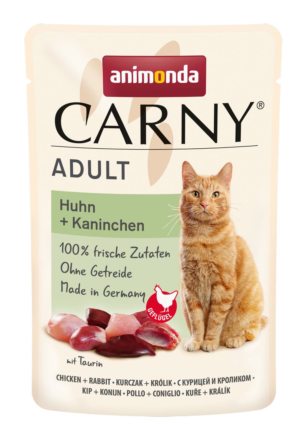 ANIMONDA Katzennassfutter Carny Adult Huhn + Kaninchen