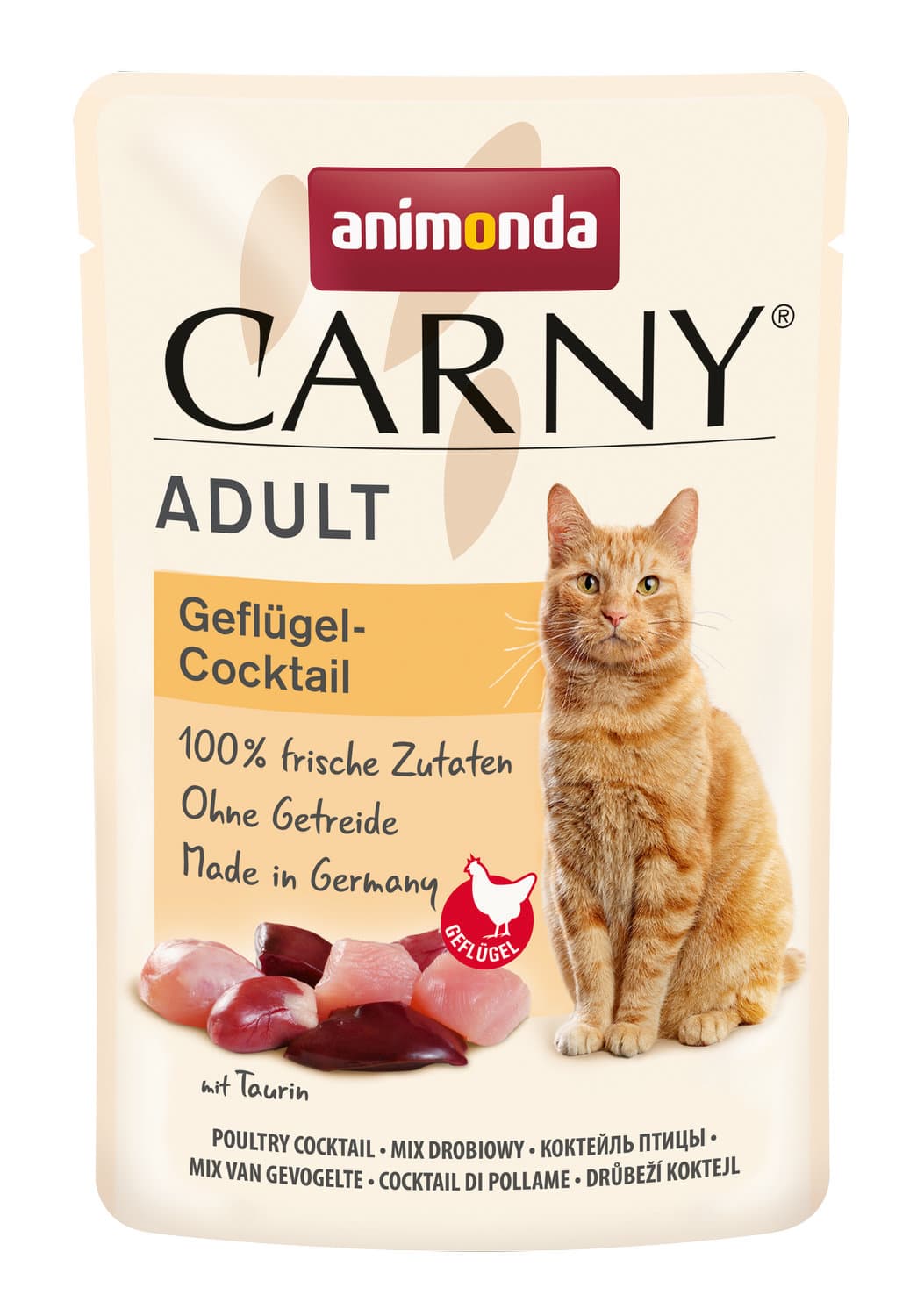 ANIMONDA Katzennassfutter Carny Adult Geflügel-Cocktail