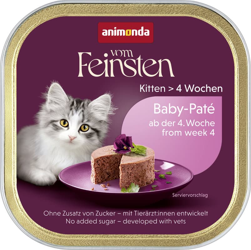 ANIMONDA Katzennassfutter vom Feinsten Kitten Baby Paté