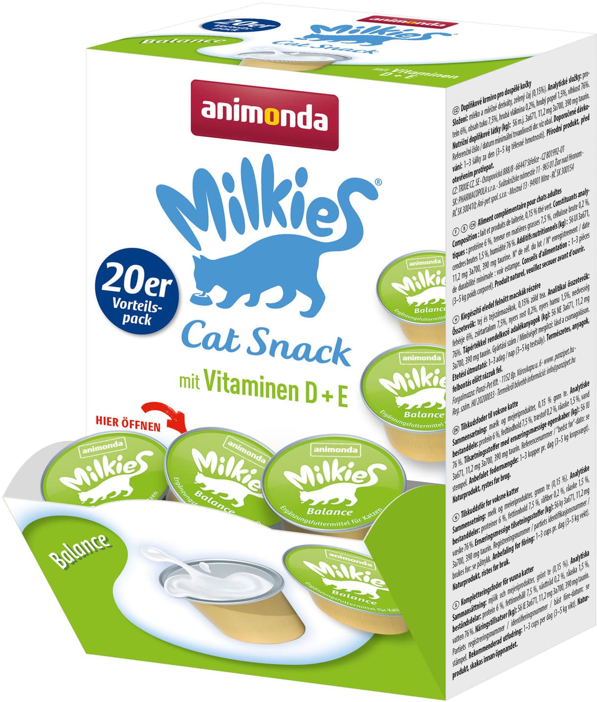 ANIMONDA Katzensnack Milkie Balance