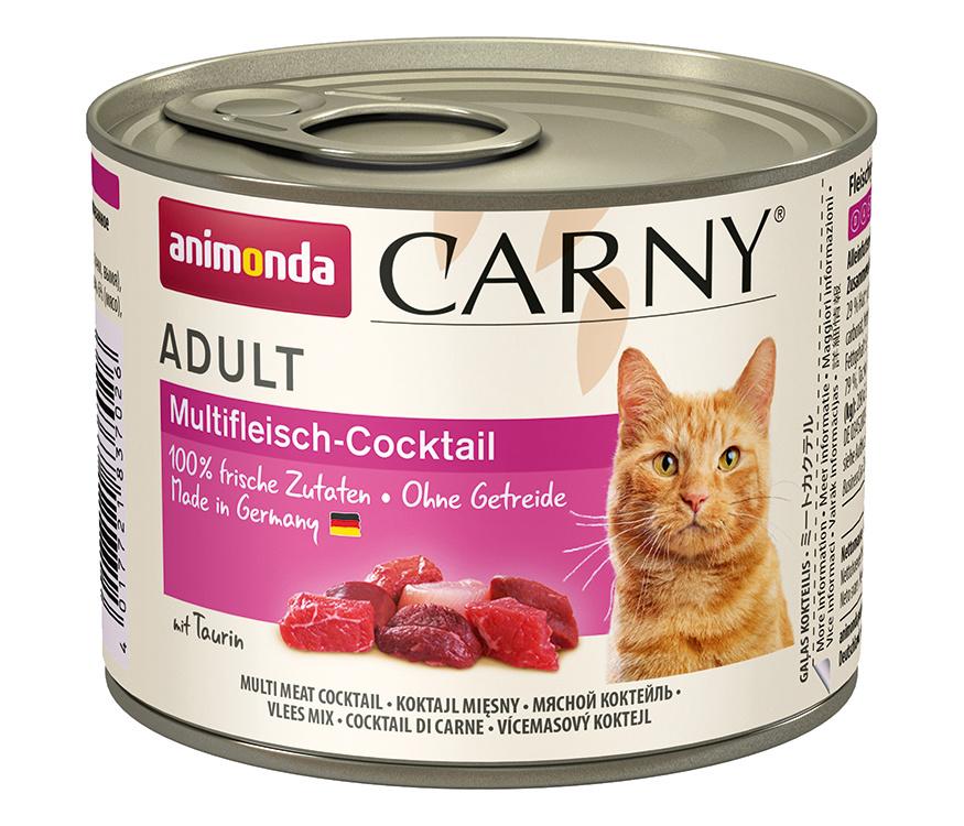 ANIMONDA Katzennassfutter Carny Adult Multifleisch-Cocktail