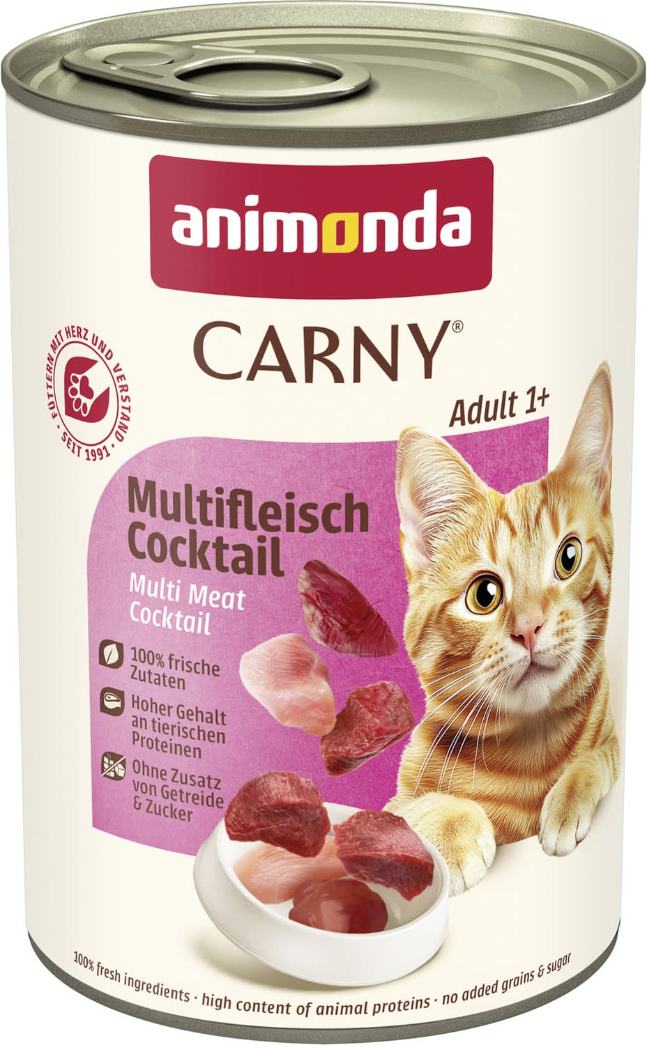 ANIMONDA Katzennassfutter Carny Adult Multifleisch-Cocktail