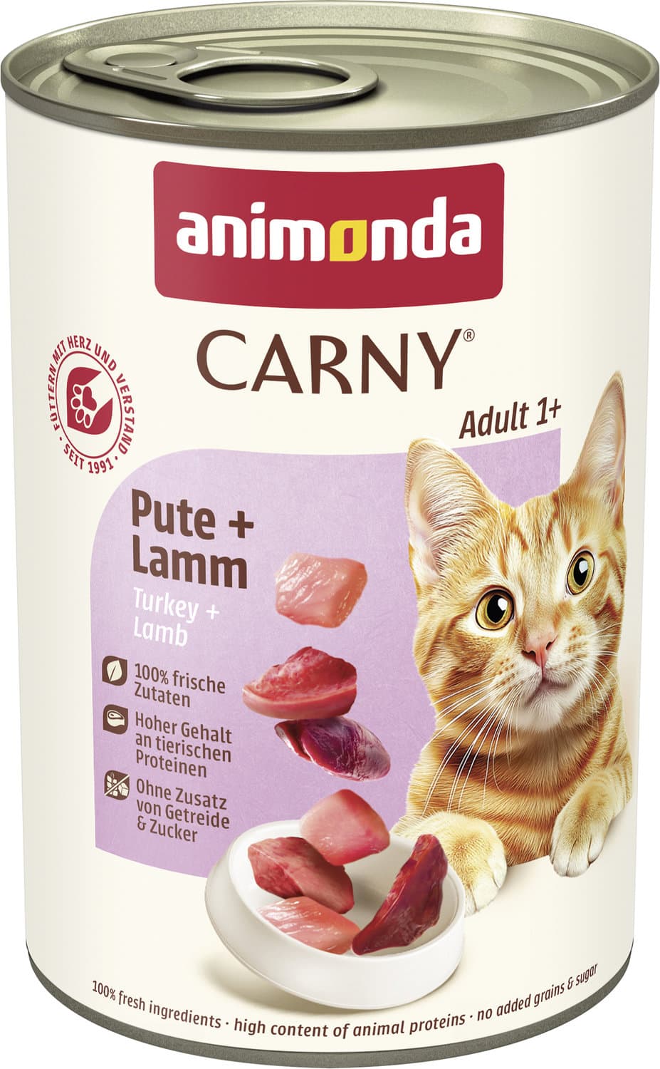 ANIMONDA Katzennassfutter Carny Adult Pute & Lamm