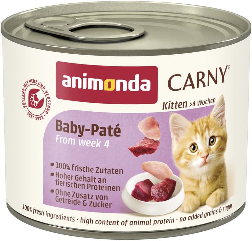 ANIMONDA Katzennassfutter Carny Kitten Baby-Paté