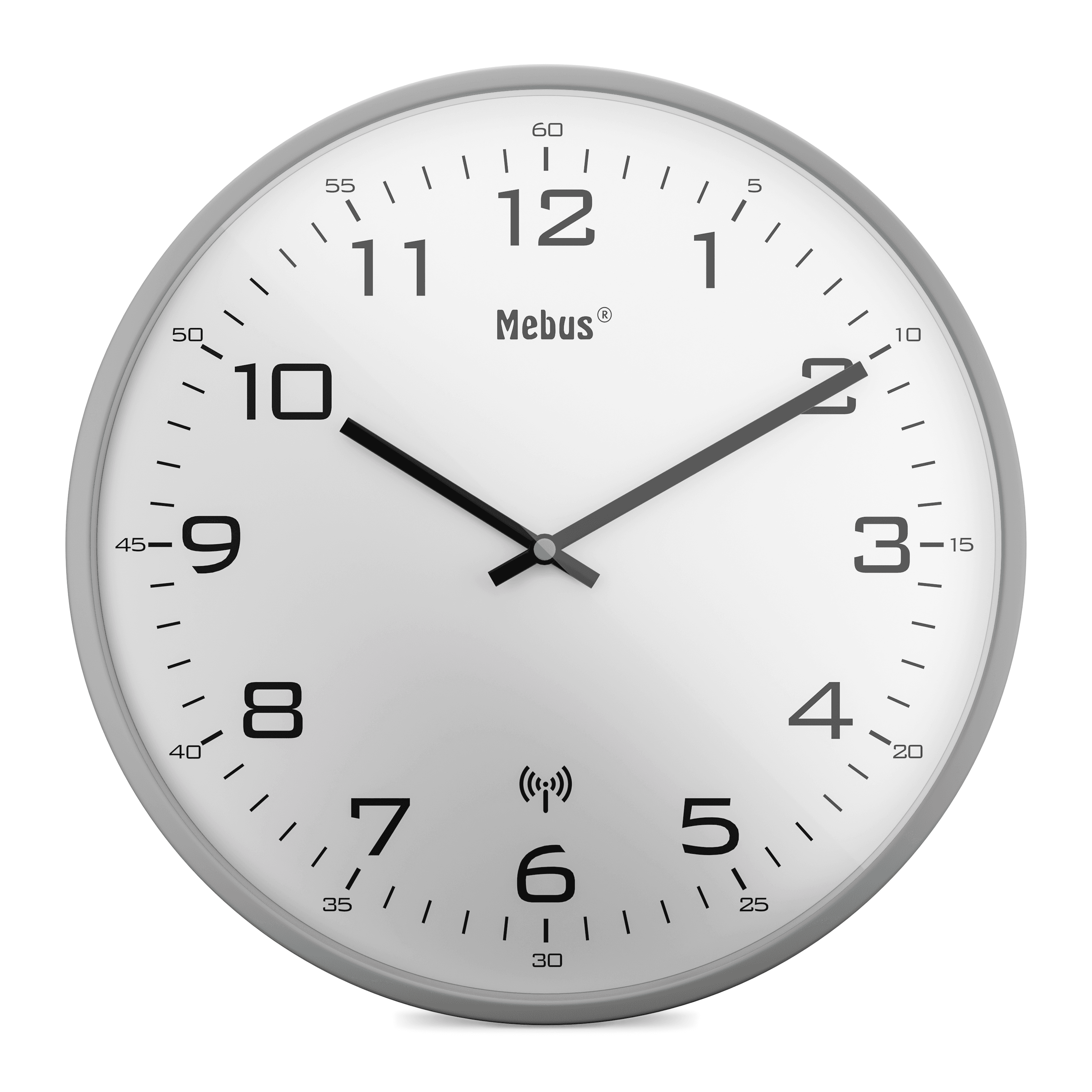 Mebus Funk-Wanduhr Ø30cm