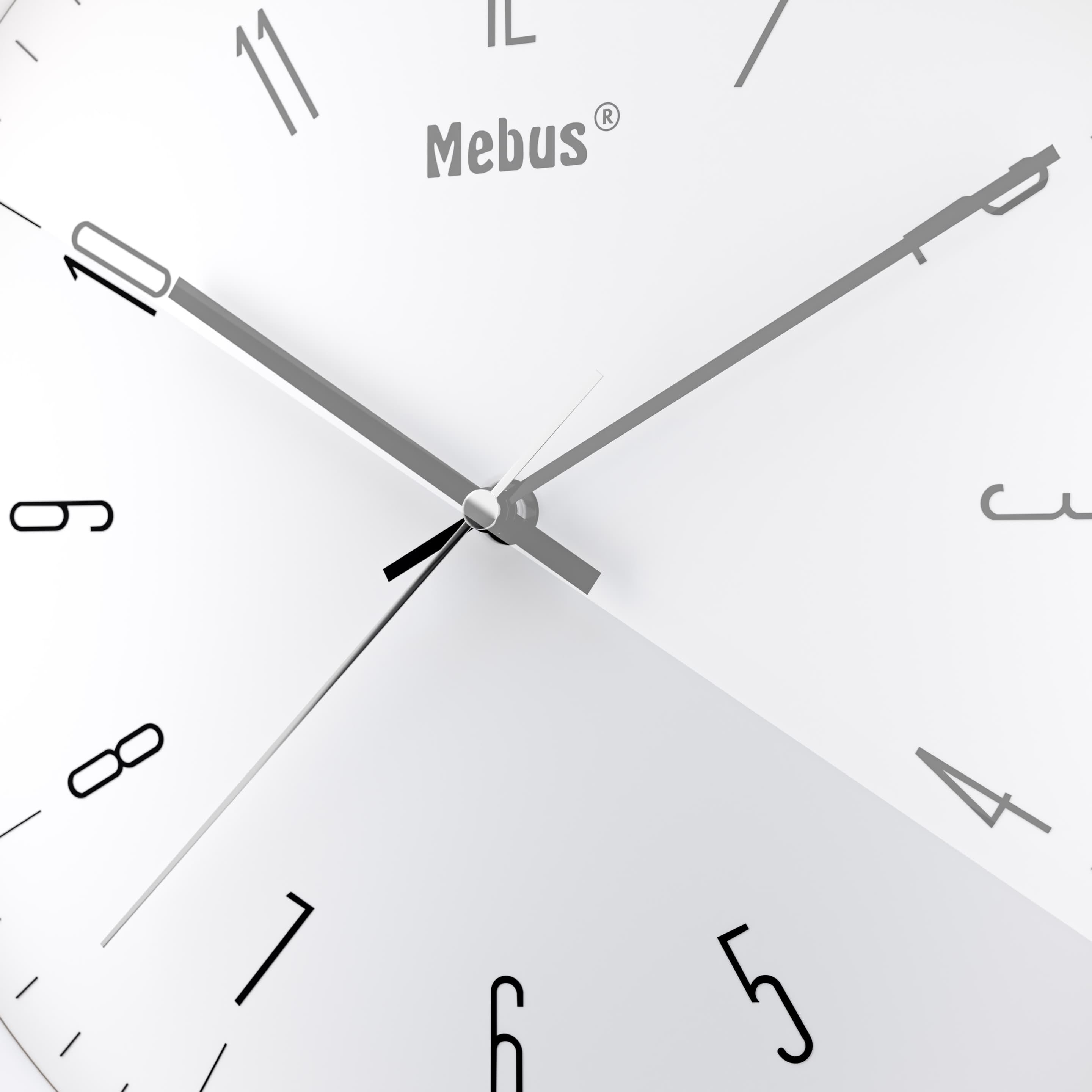 Produktbild Mebus Quarz-Wanduhr Ø30cm 2 von 2