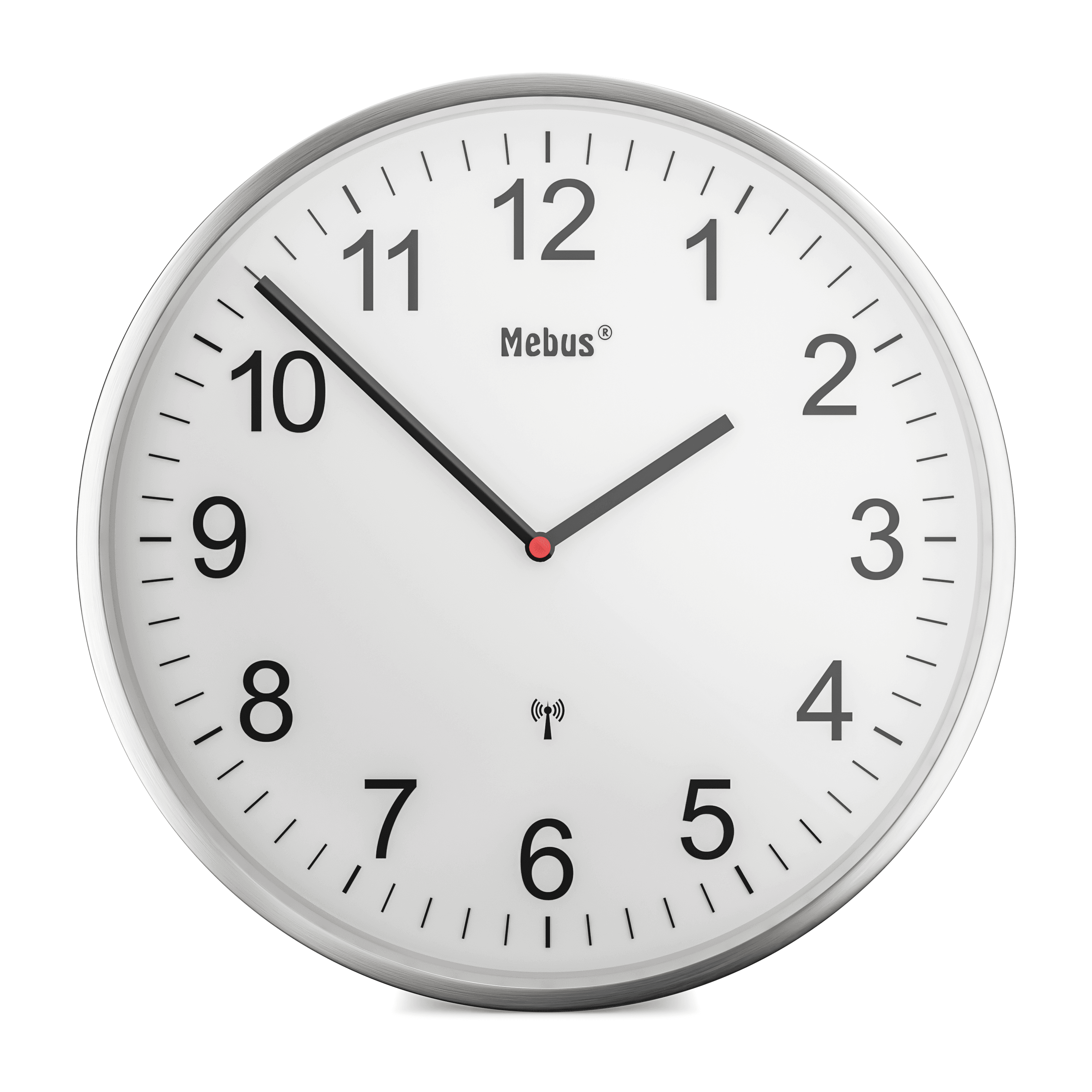 Mebus Funk-Wanduhr Ø30cm