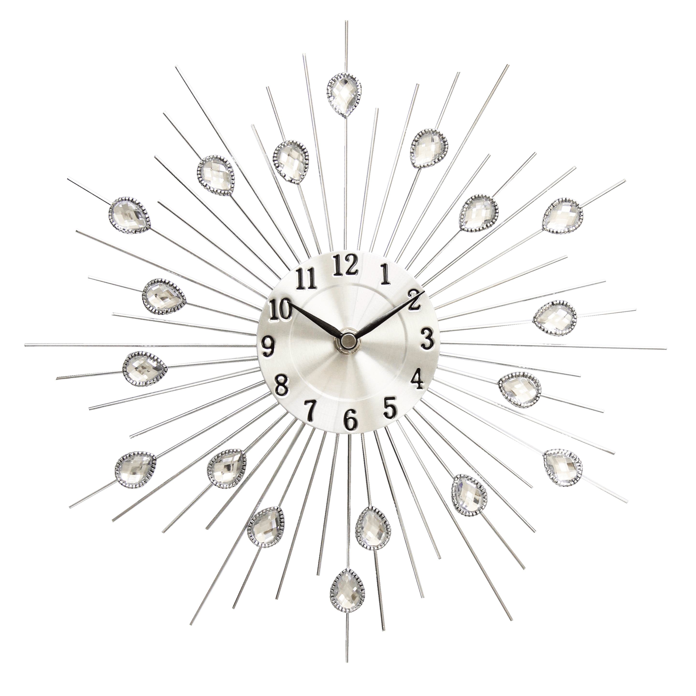 Mebus Quarz-Wanduhr 32x32cm