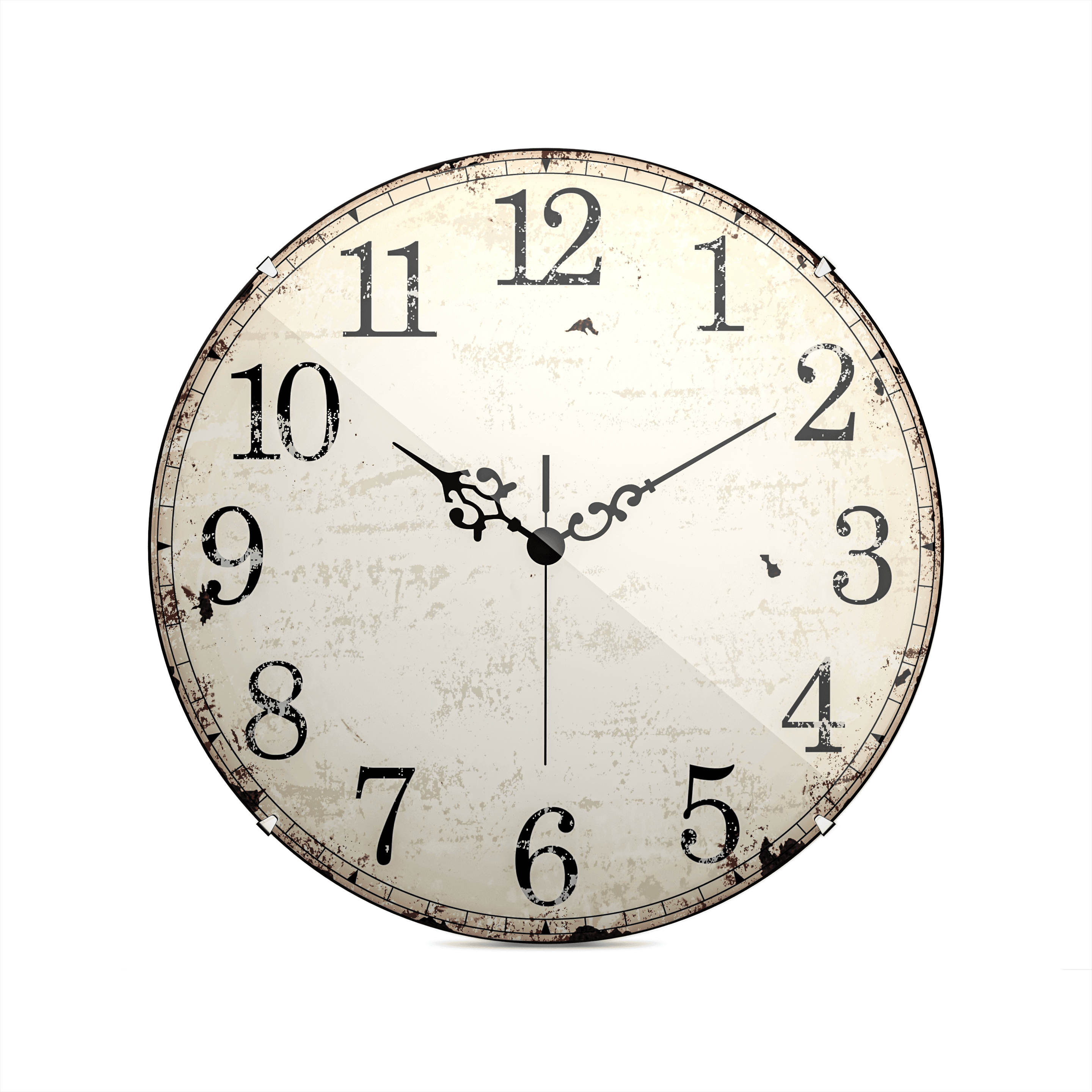 Mebus Quarz-Wanduhr Ø35cm