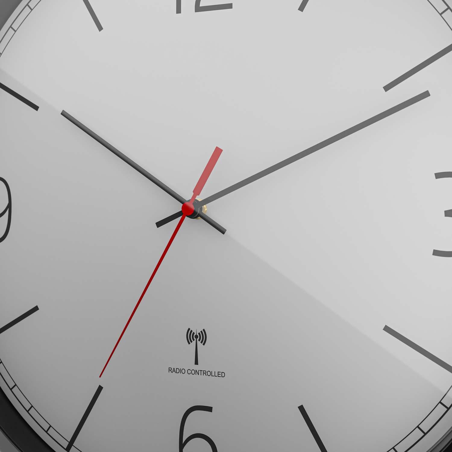Produktbild Mebus Funk Wanduhr Ø 30cm 7 von 7