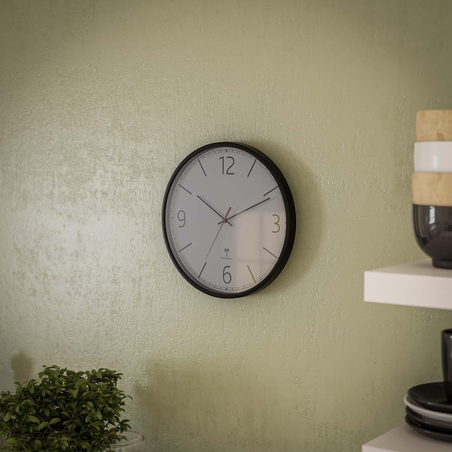 Produktbild Mebus Funk Wanduhr Ø 30cm 3 von 7
