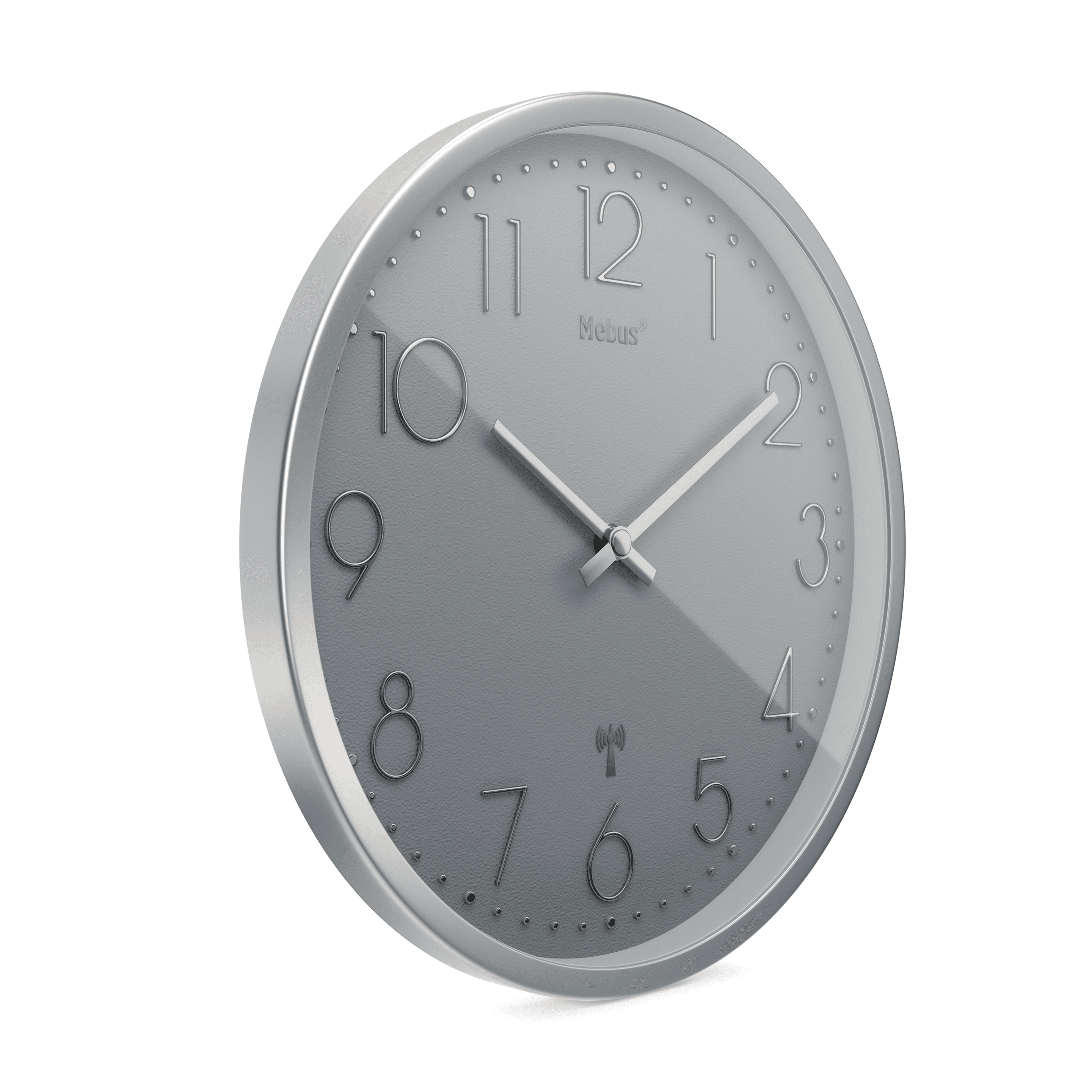 Produktbild Mebus Funk-Wanduhr Ø25cm 4 von 4