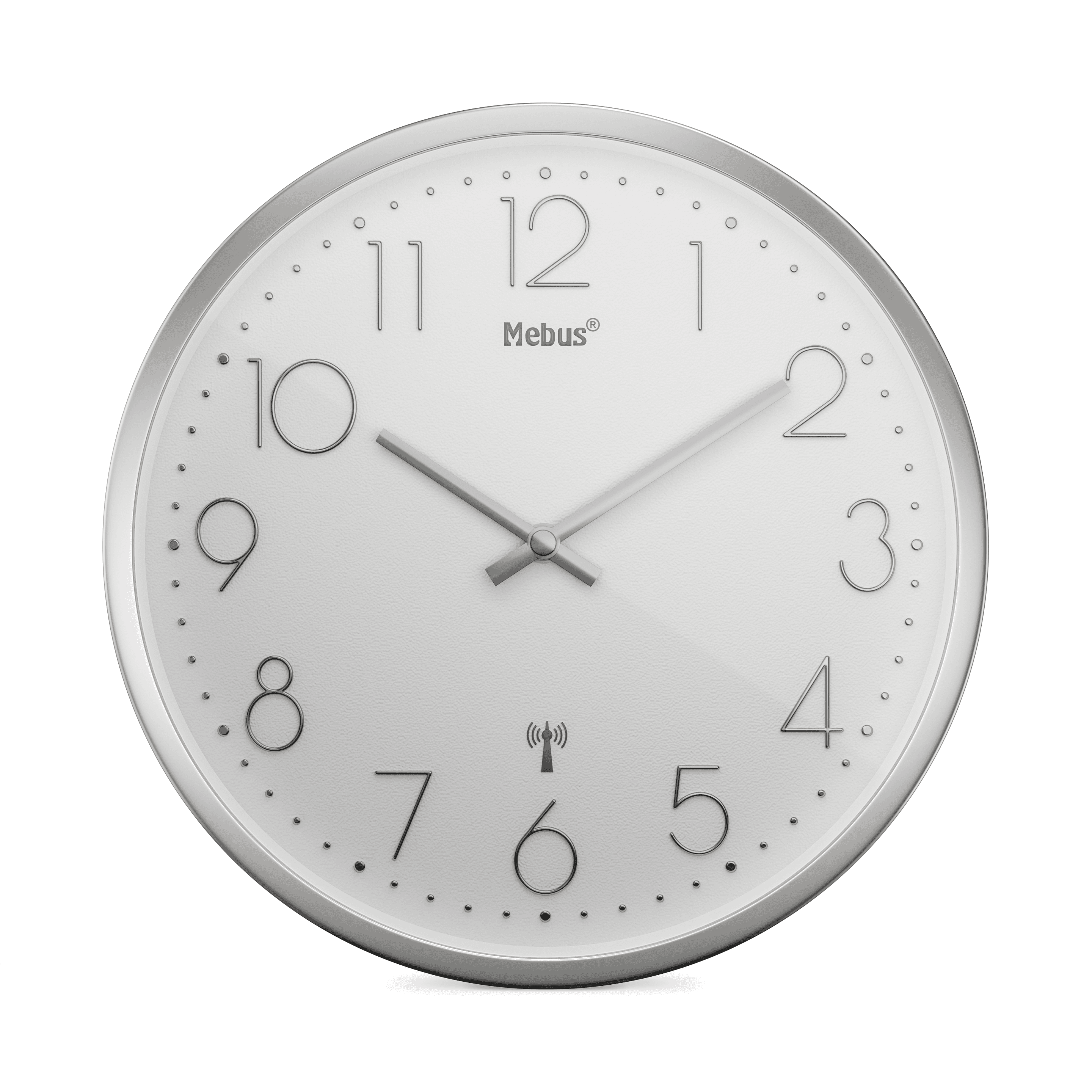 Mebus Funk-Wanduhr Ø25cm