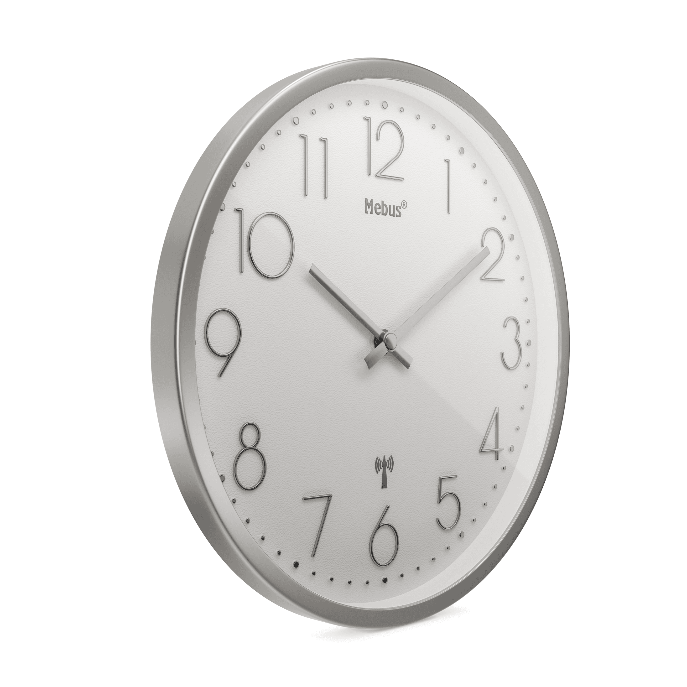 Produktbild Mebus Funk-Wanduhr Ø25cm 4 von 4