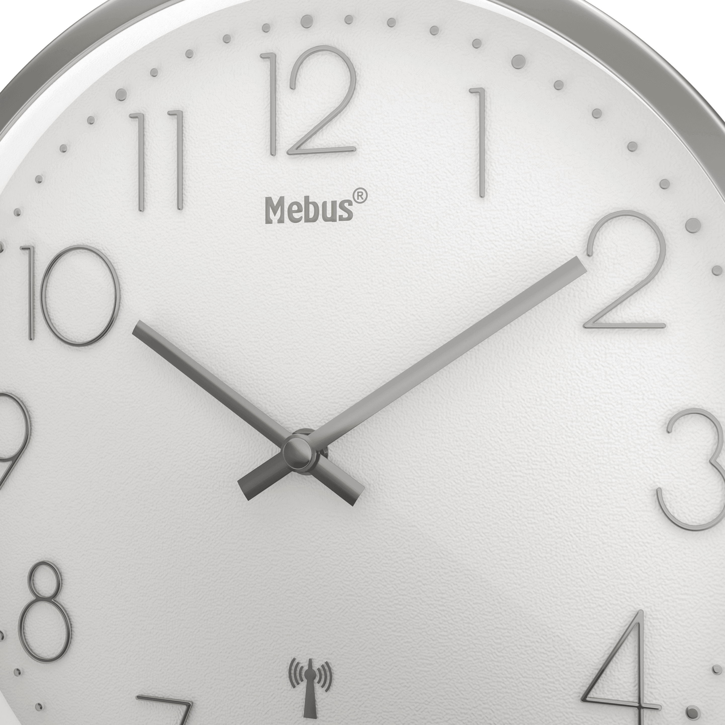 Produktbild Mebus Funk-Wanduhr Ø25cm 2 von 4