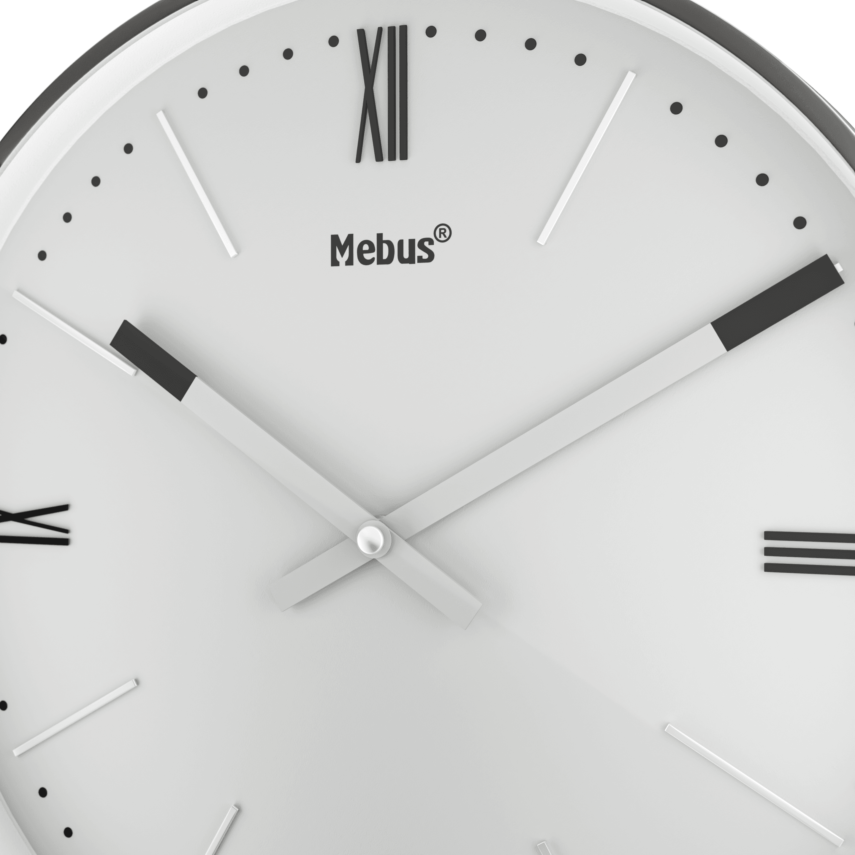 Produktbild Mebus Quarz-Wanduhr Ø25cm 2 von 4