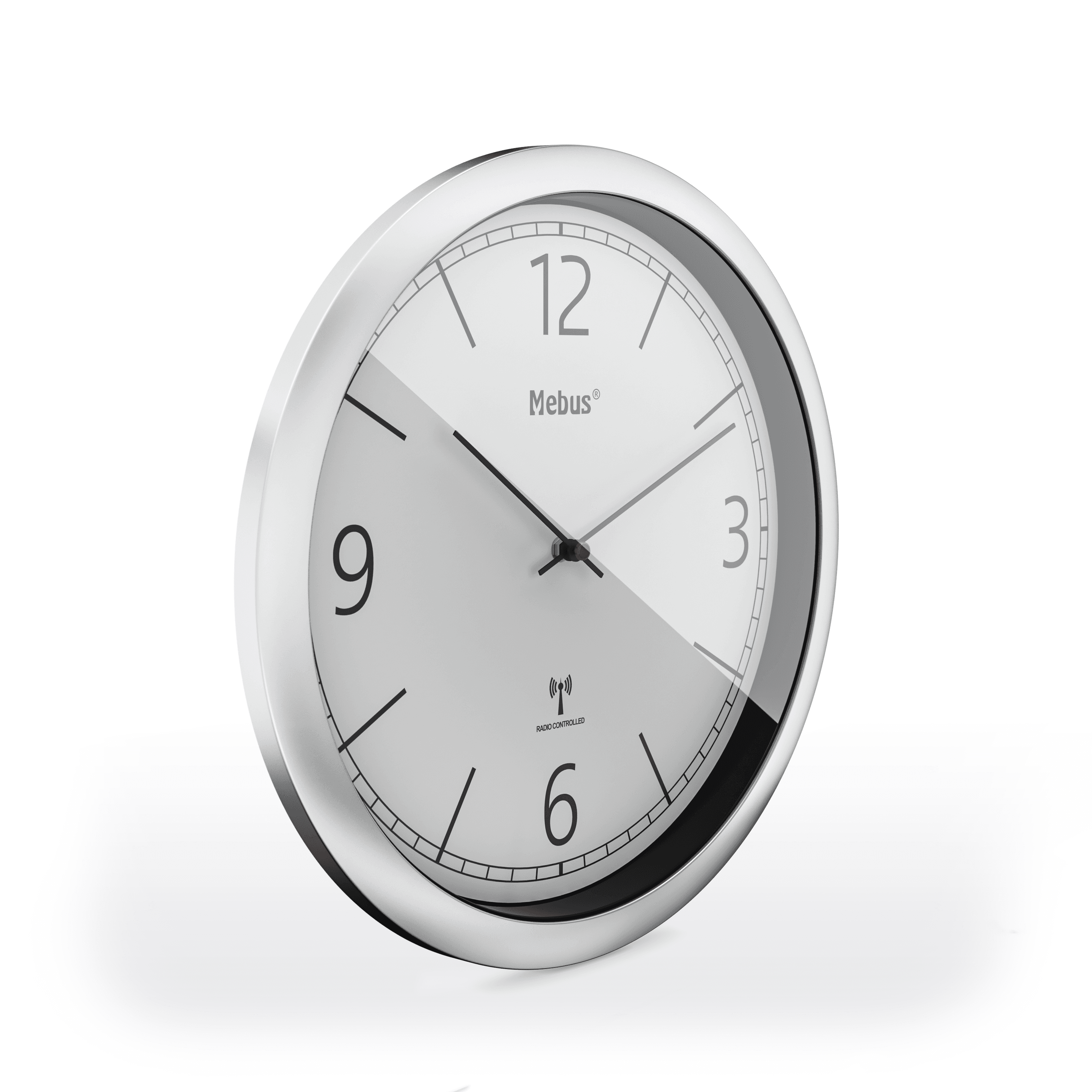 Produktbild Mebus Funk-Wanduhr Ø25cm 4 von 4