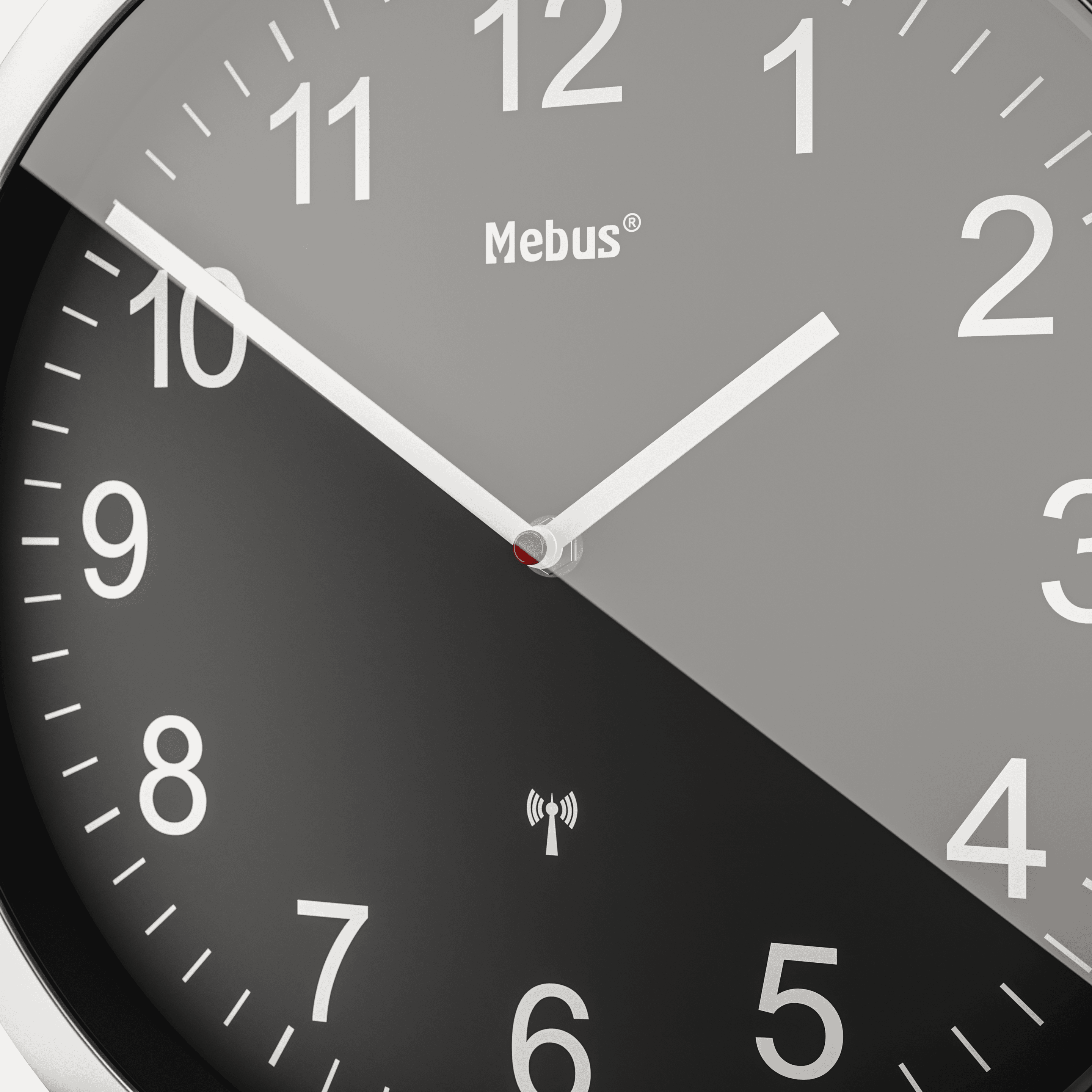 Produktbild Mebus Funk-Wanduhr Ø25cm 2 von 4
