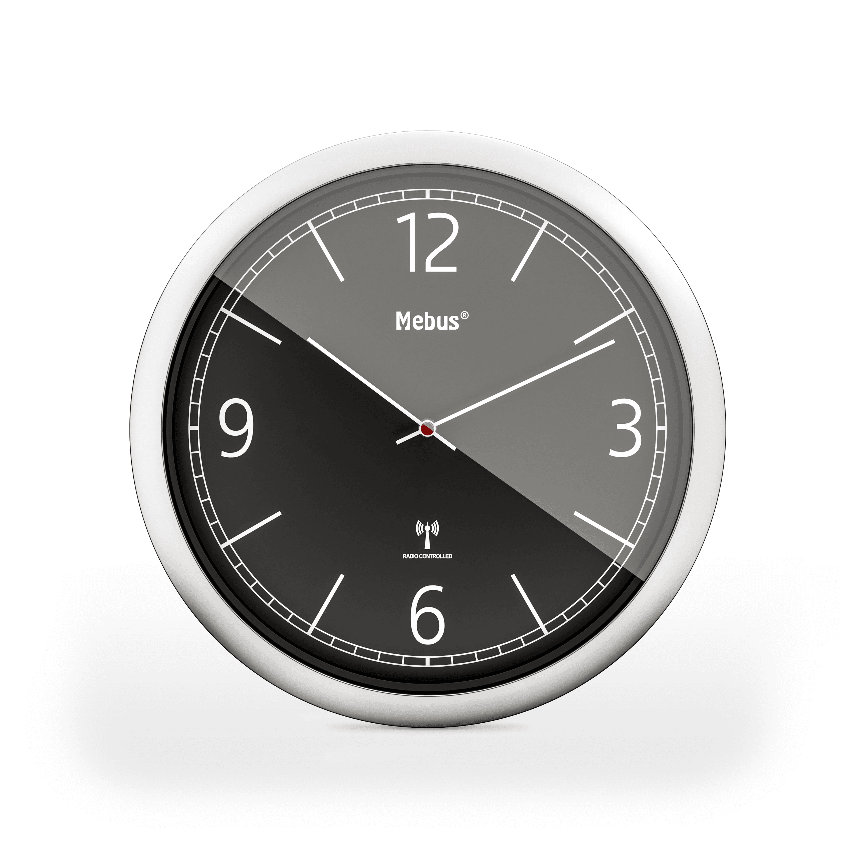 Mebus Funk-Wanduhr Ø25cm