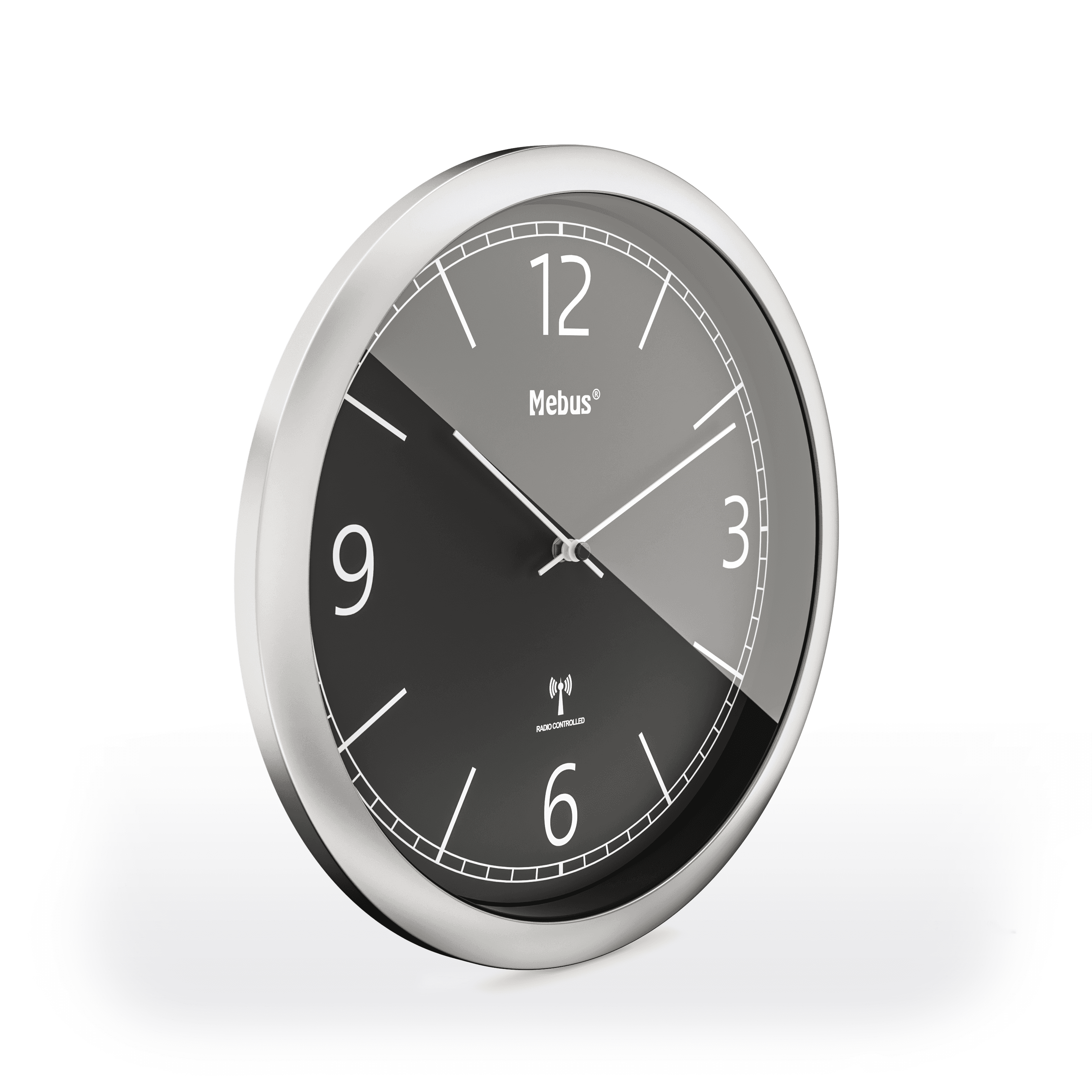 Produktbild Mebus Funk-Wanduhr Ø25cm 4 von 4