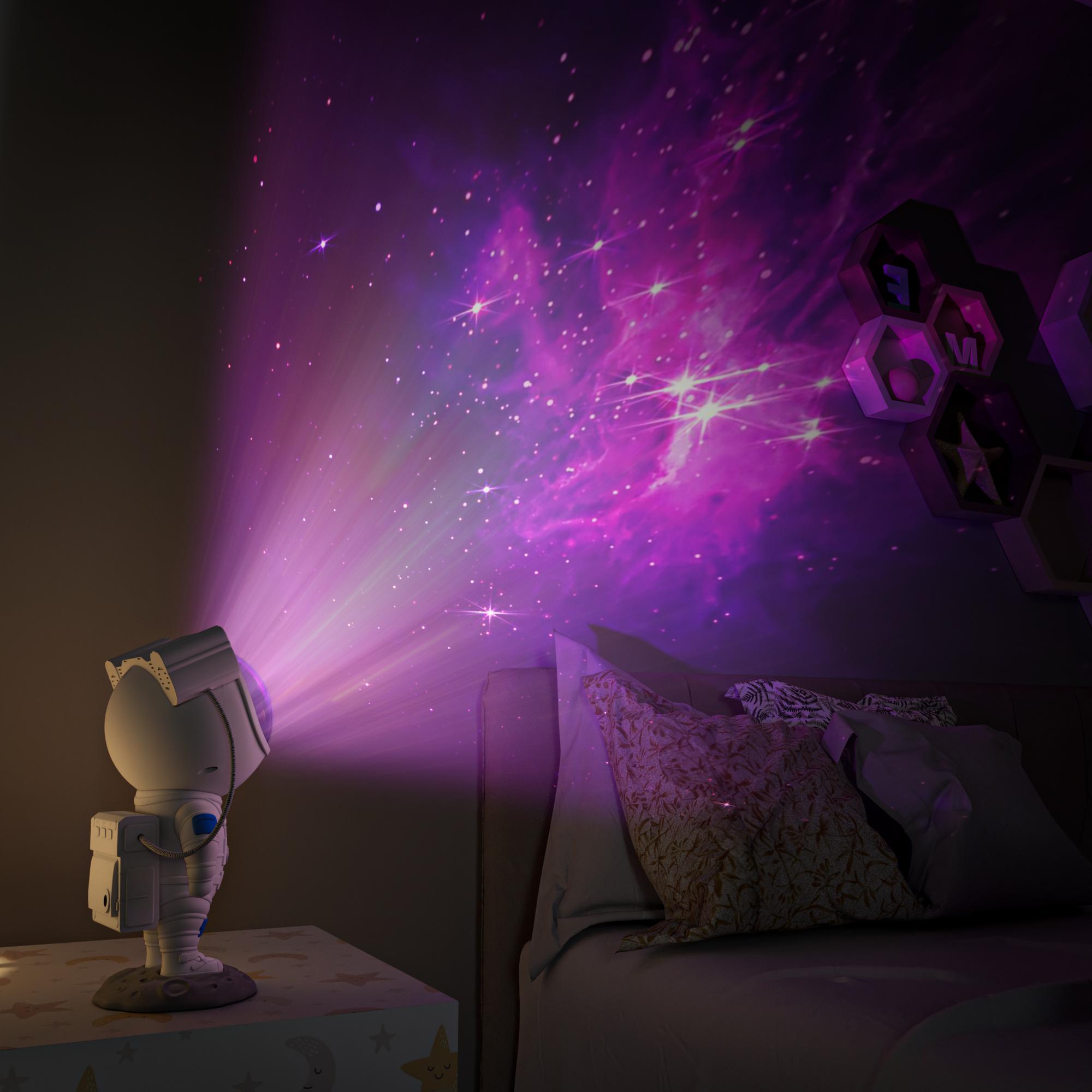 Produktbild Mebus Galaxie- und Sternenhimmelprojektor Astronaut 3 von 7