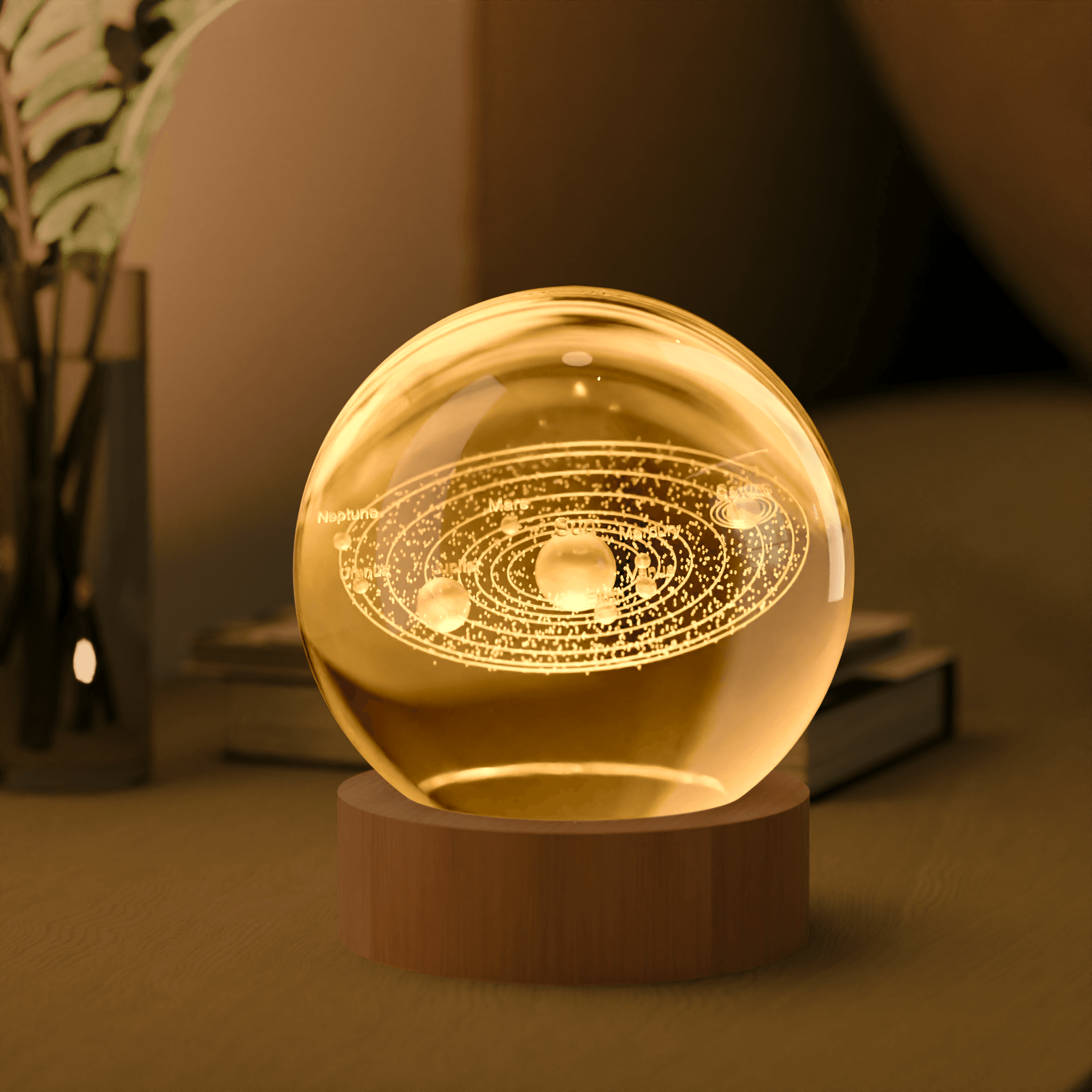 Produktbild Mebus 3D Kristallkugel Sonnensystem 3 von 4