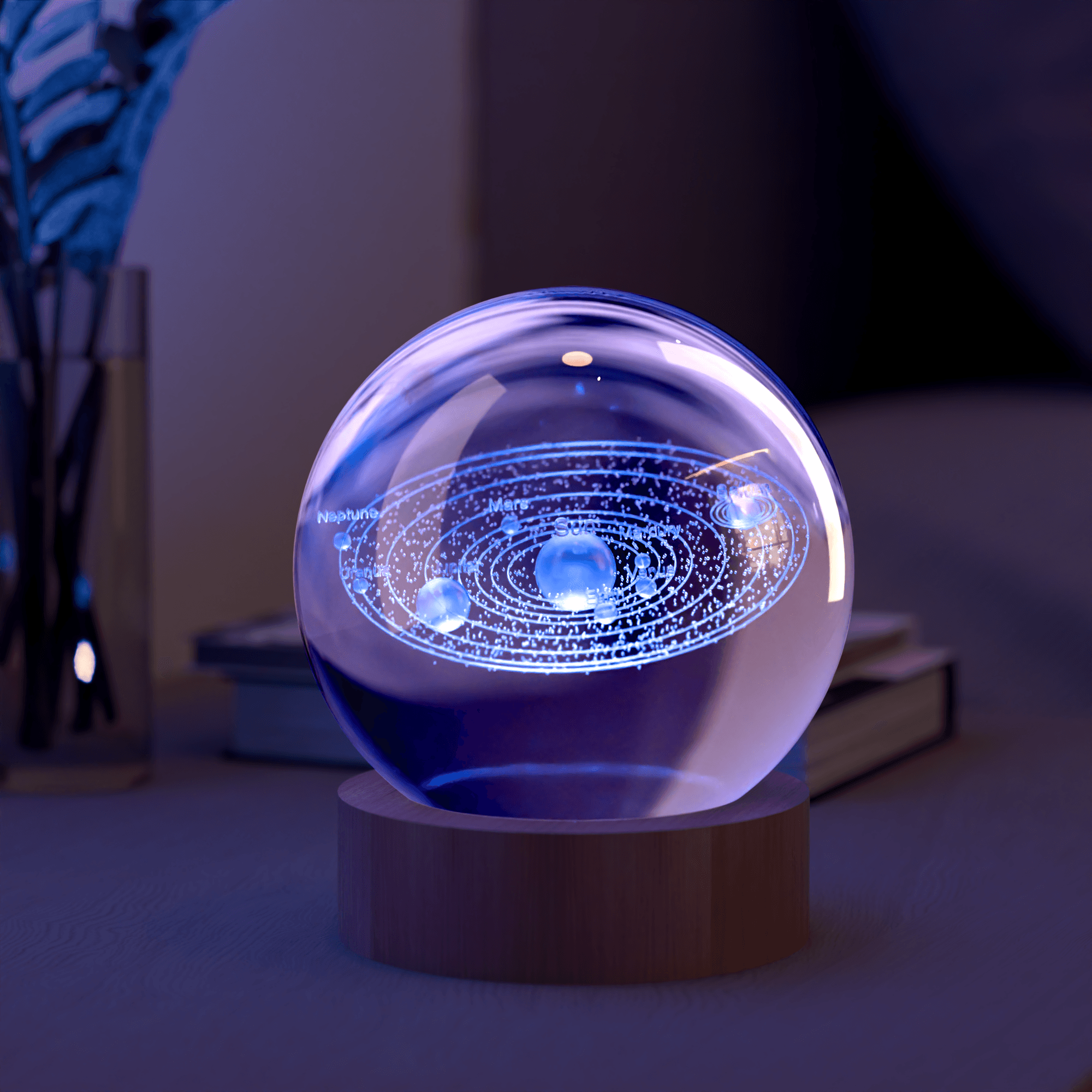 Produktbild Mebus 3D Kristallkugel Sonnensystem 4 von 4