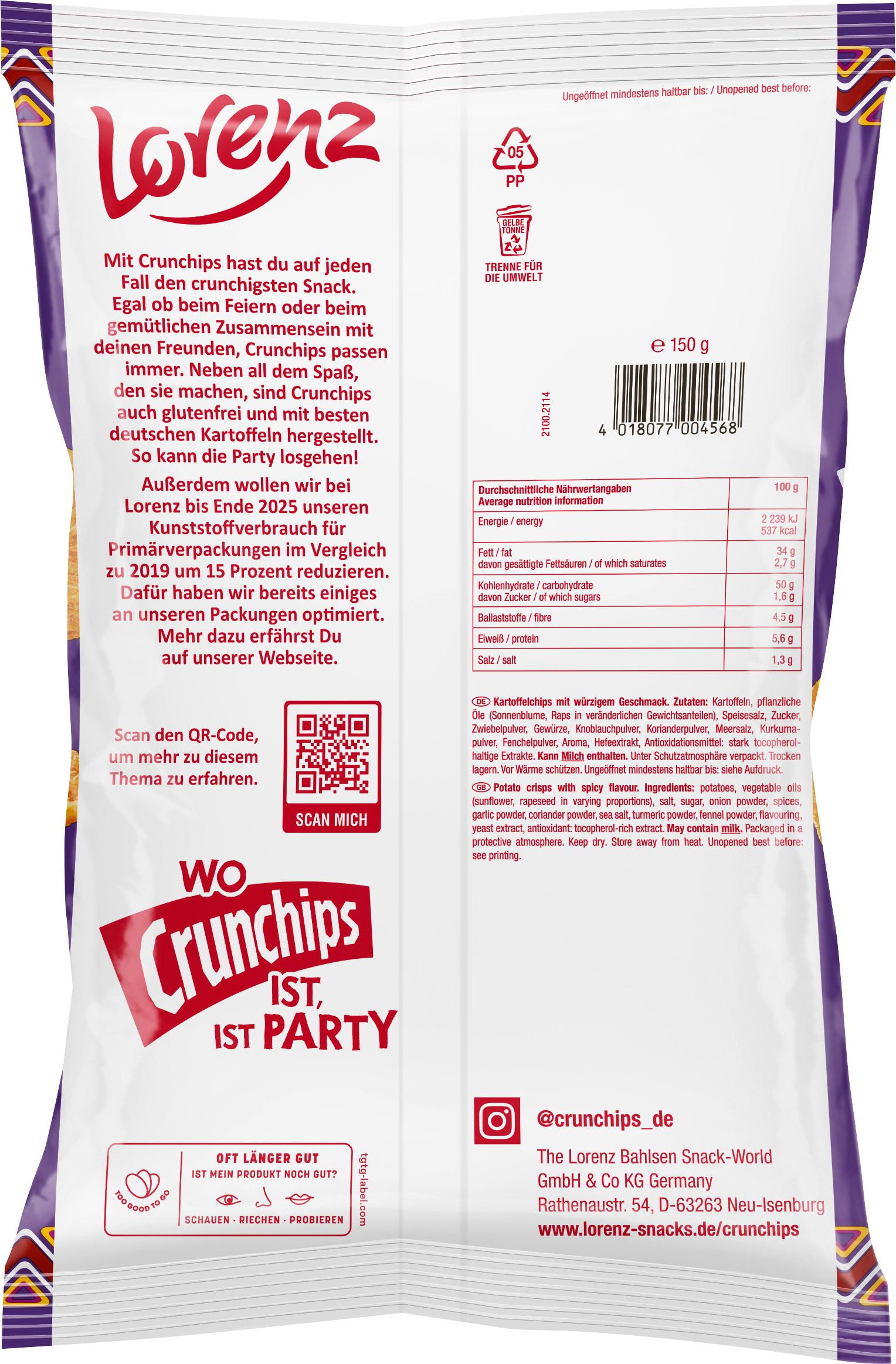 Produktbild Lorenz Crunchips African Style 2 von 4