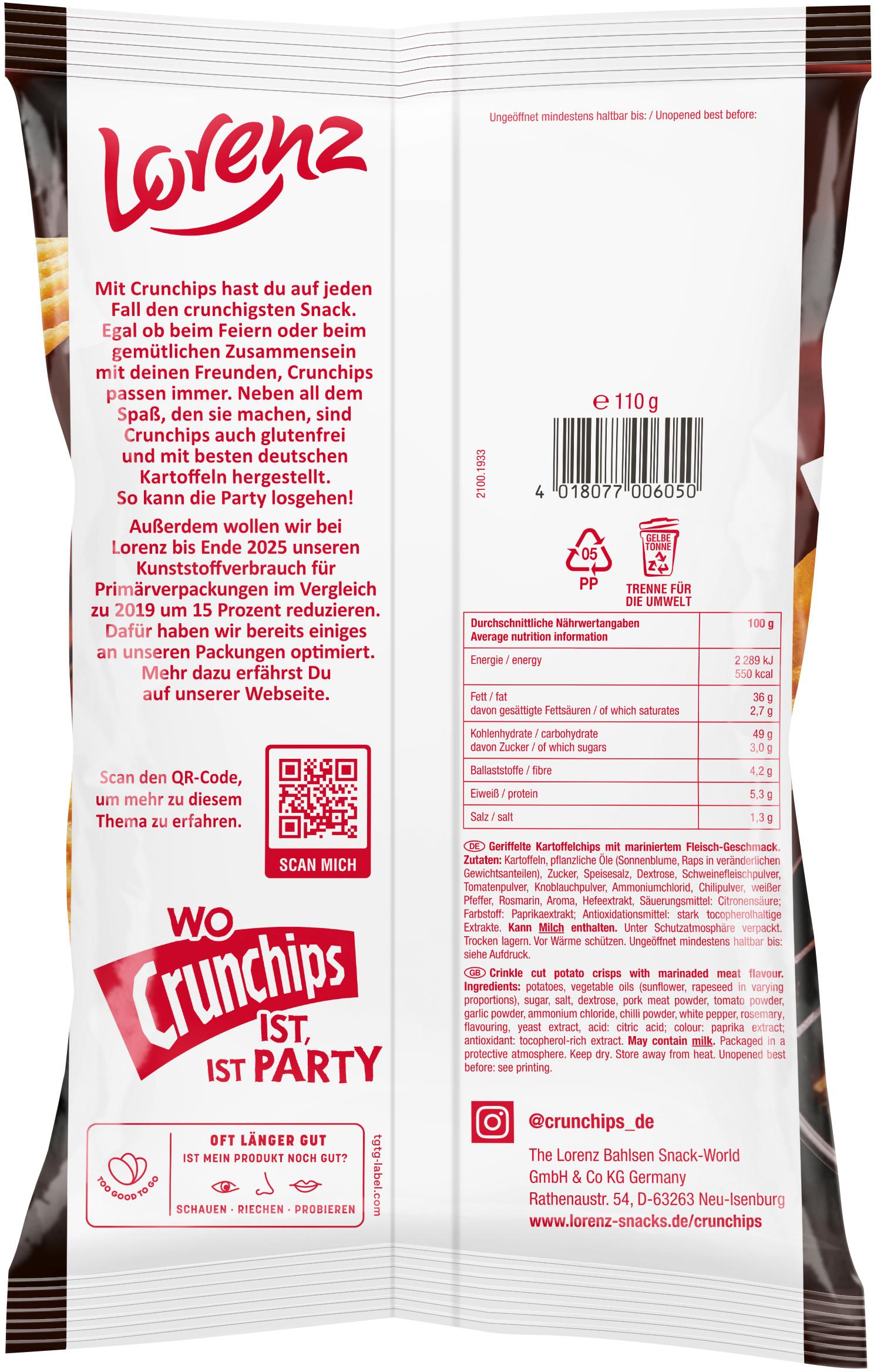 Produktbild Lorenz Crunchips Roasted Spare Ribs 2 von 4