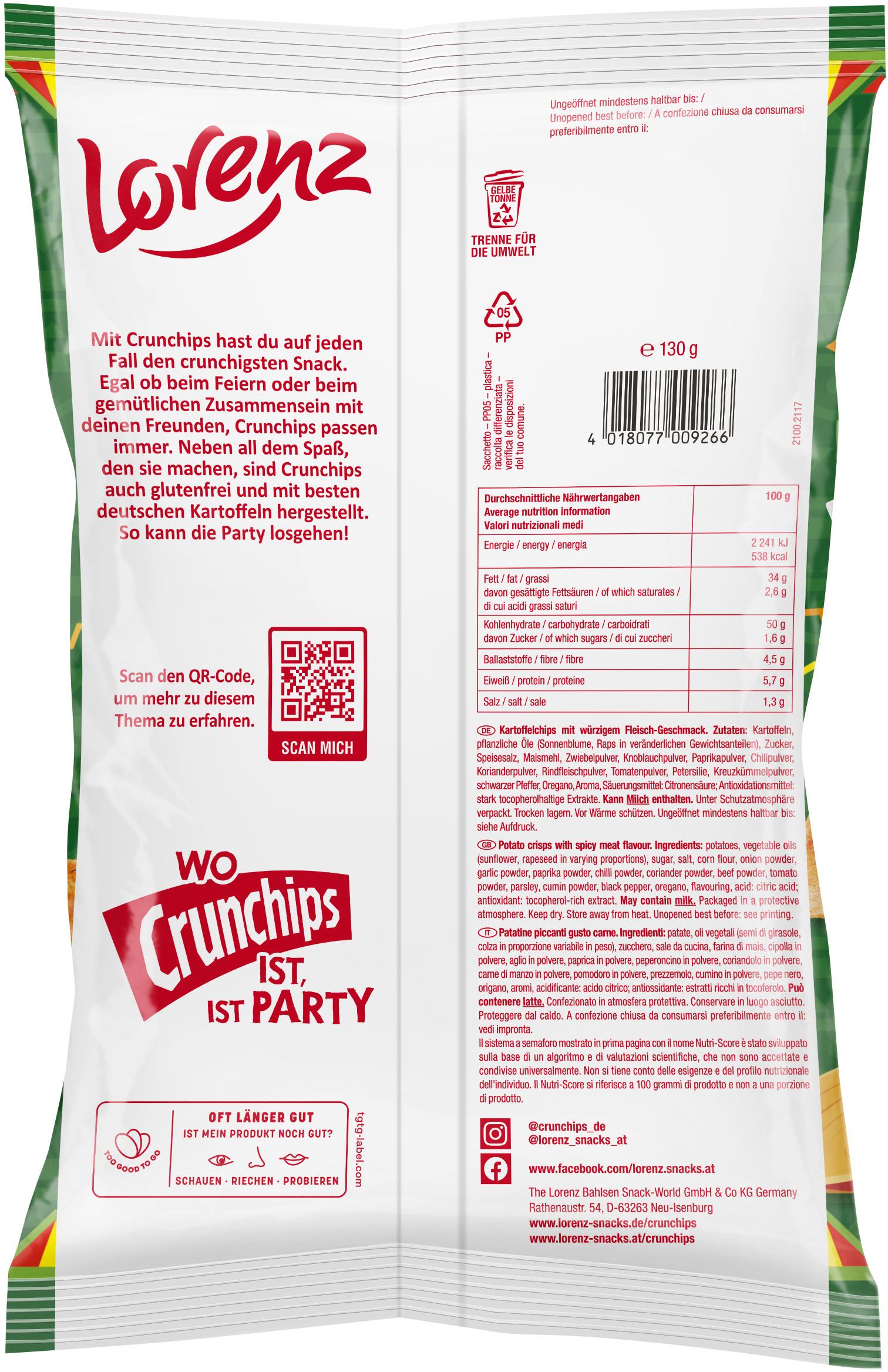 Produktbild Crunchips Limited Edition Burrito Style 2 von 4