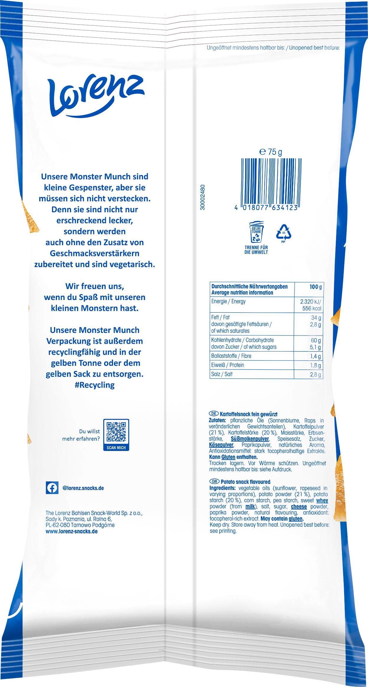 Produktbild Monster Munch Original 75g 2 von 4