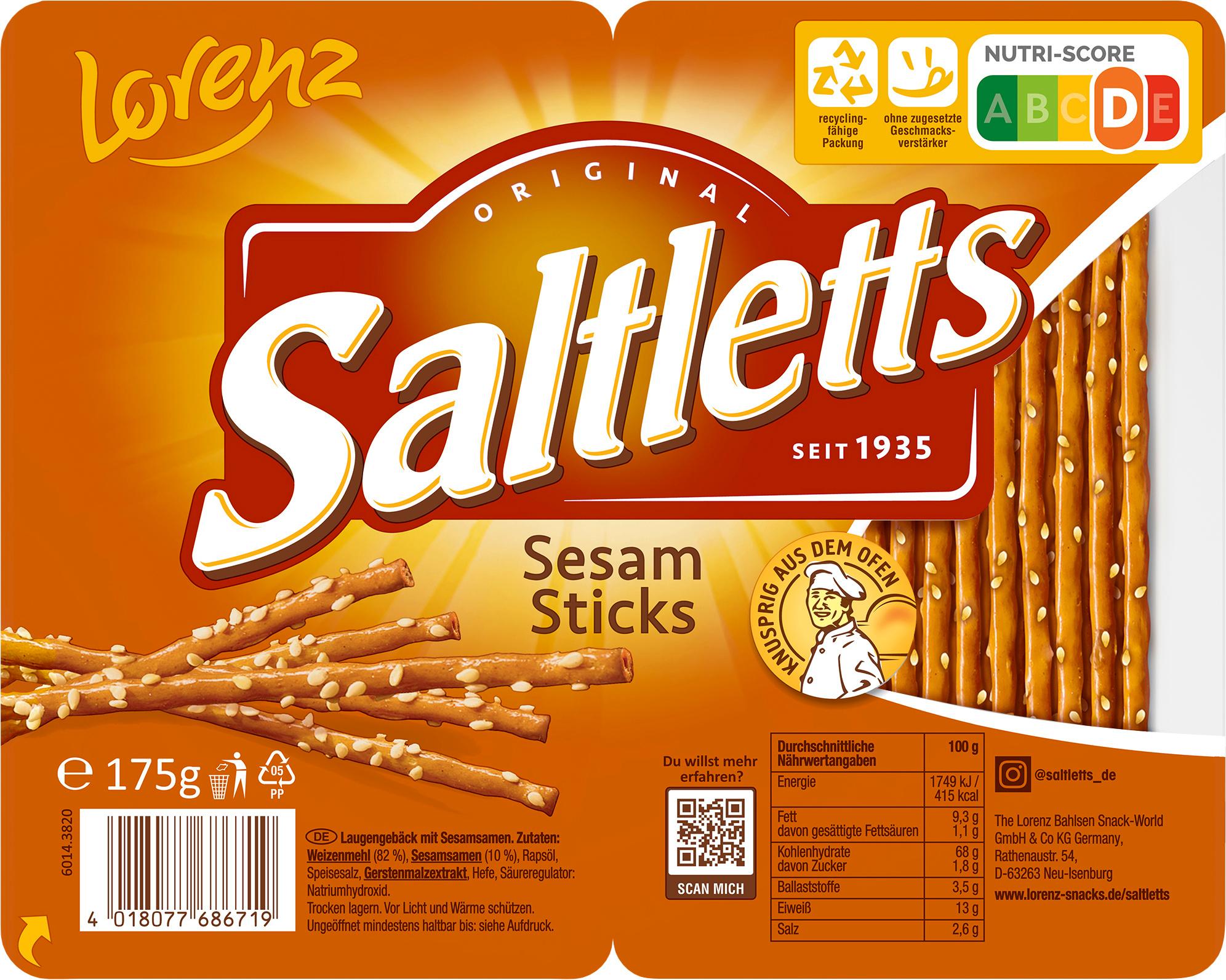 Lorenz Saltletts Sticks Sesam