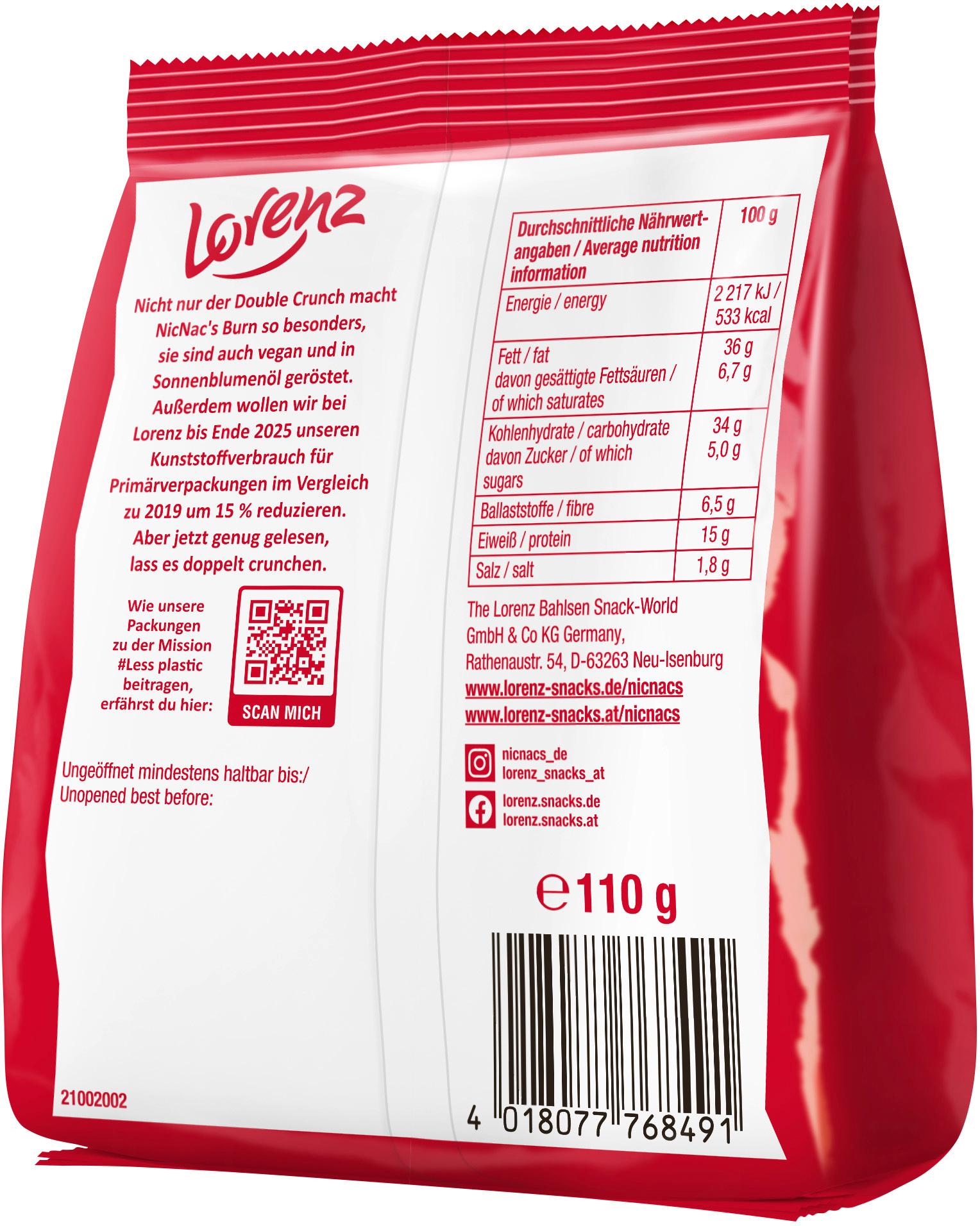 Produktbild NicNac's Burn Hot&Spicy Double Crunch 2 von 4