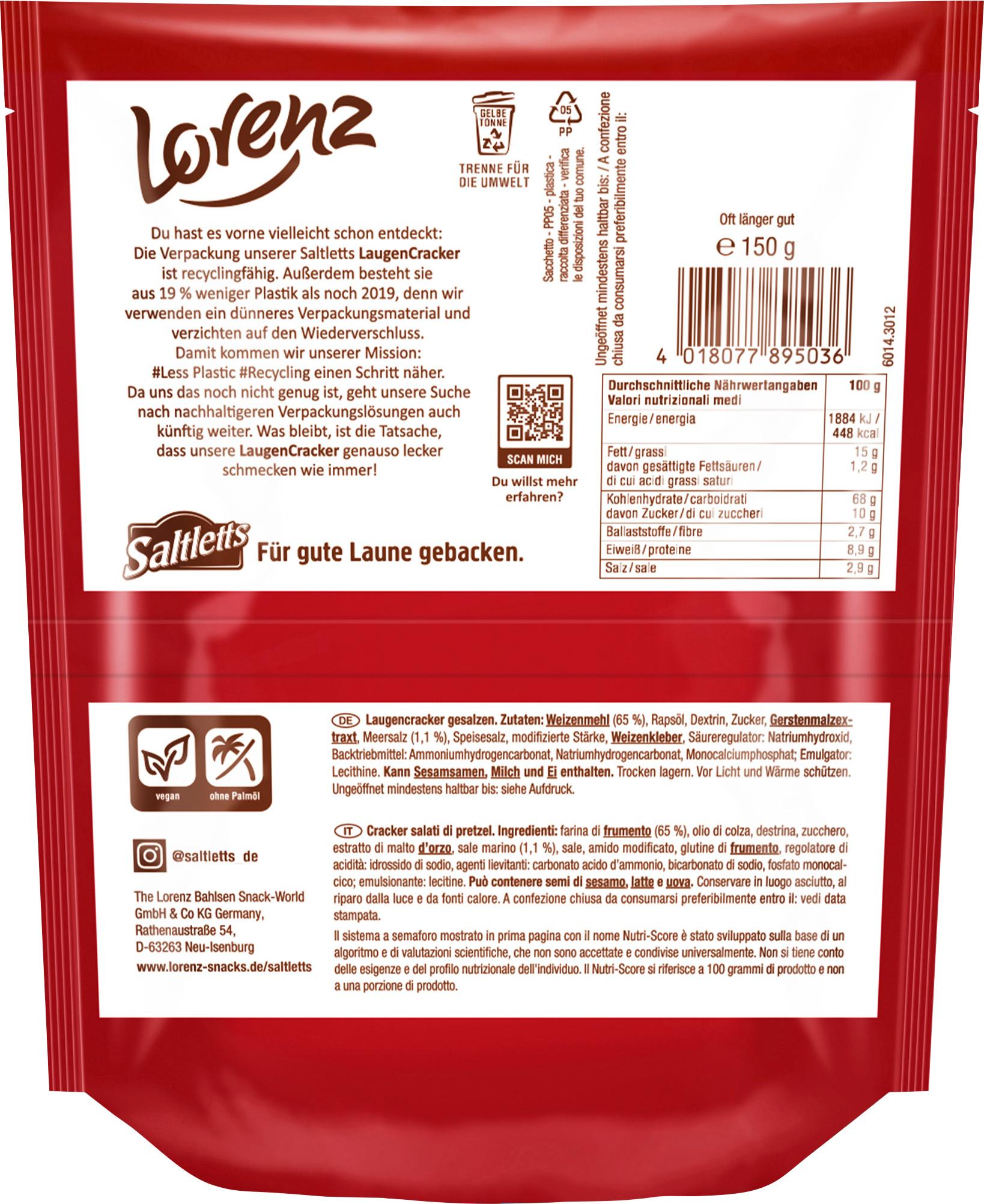 Produktbild Saltletts Laugen Cracker 2 von 4