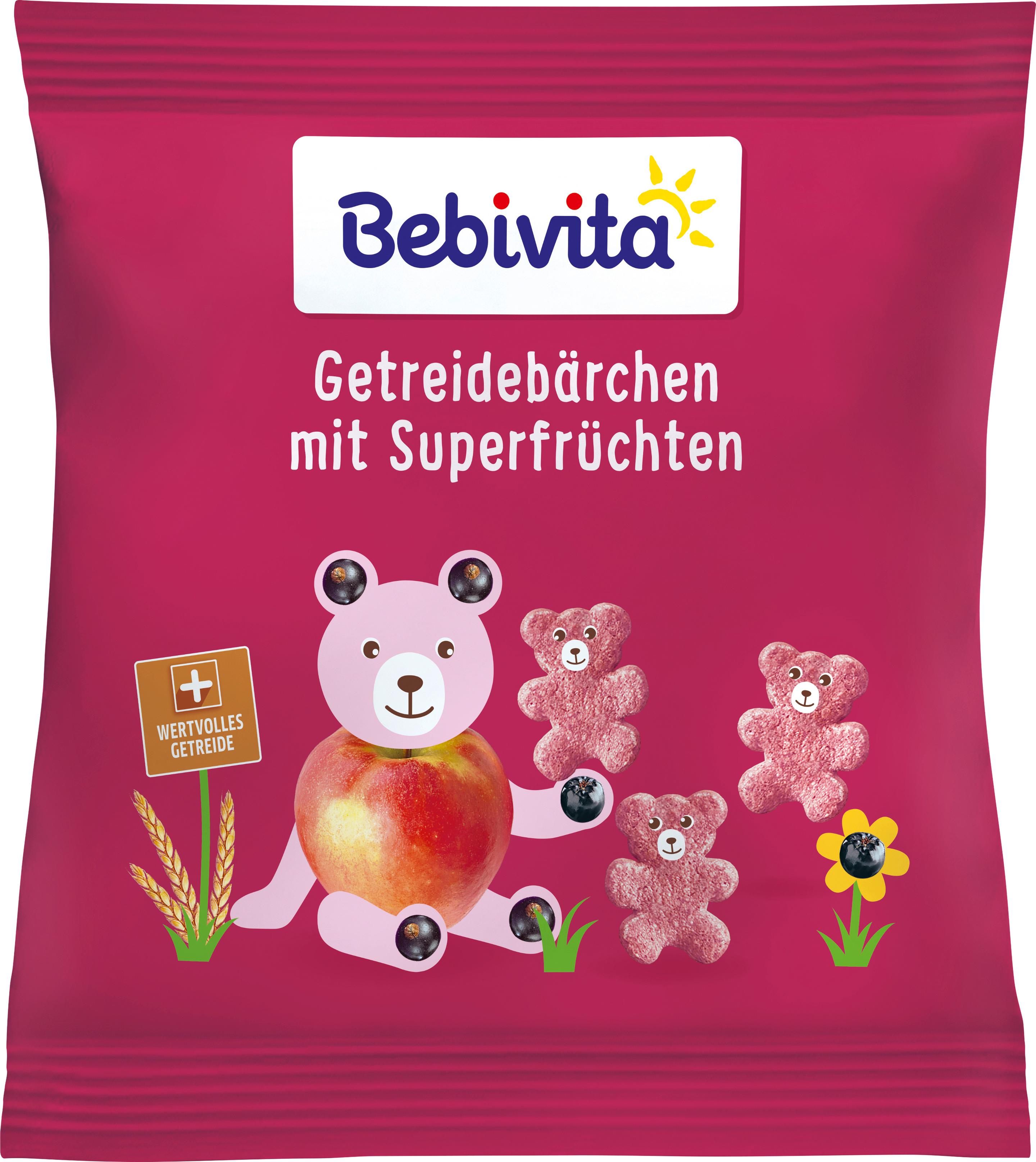 Bebivita Getreidebärchen mit Superfrüchten