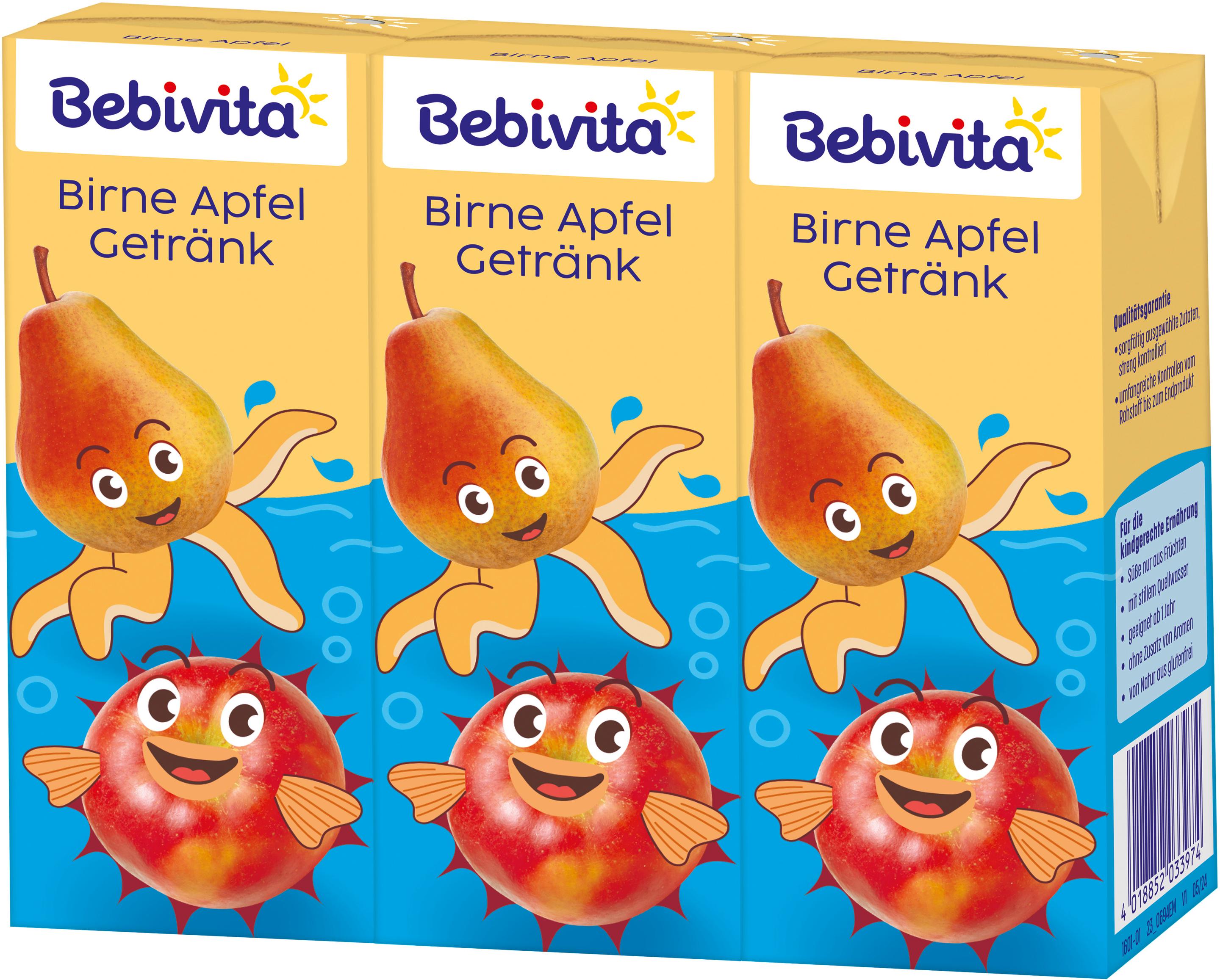 Produktbild Bebivita Birne Apfel Getränk 2 von 2