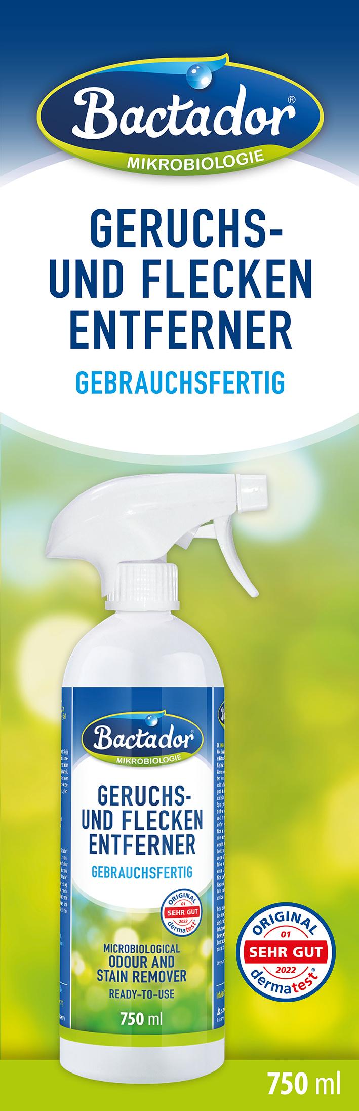Bactador Geruchs- und Fleckenentferner Spray