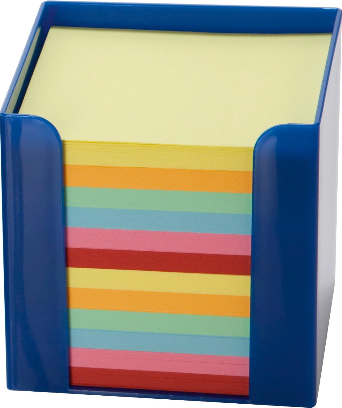 Notiz-Zettelbox 9 x 9cm 700 Blatt sortiert