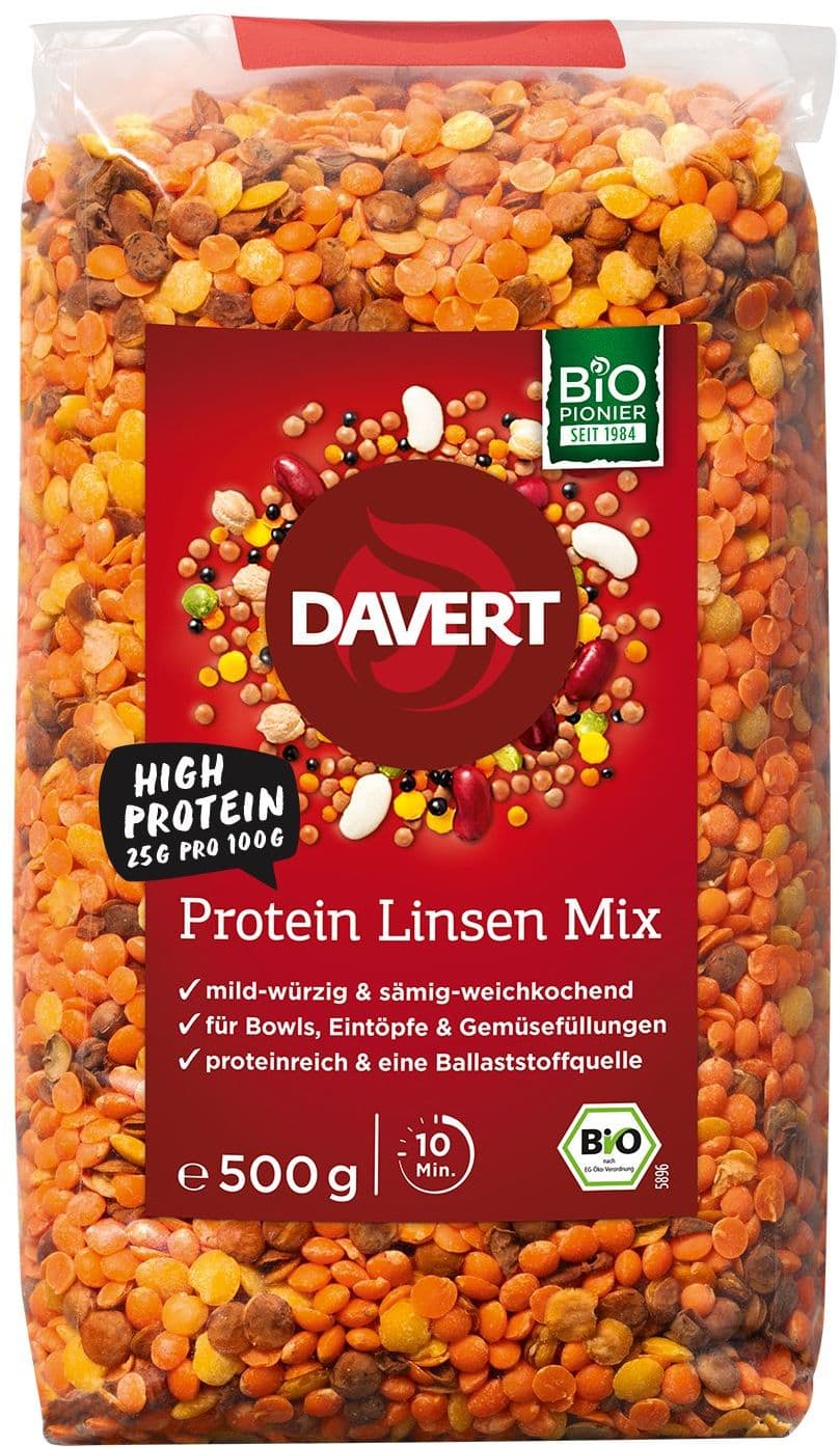DAVERT Bio Protein Linsen Mix