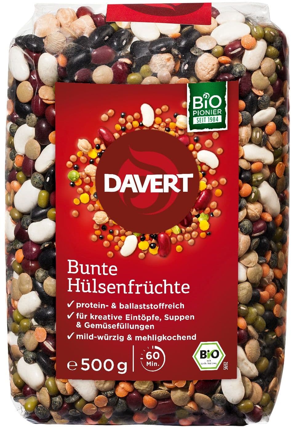 DAVERT Bio Bunte Hülsenfrüchte