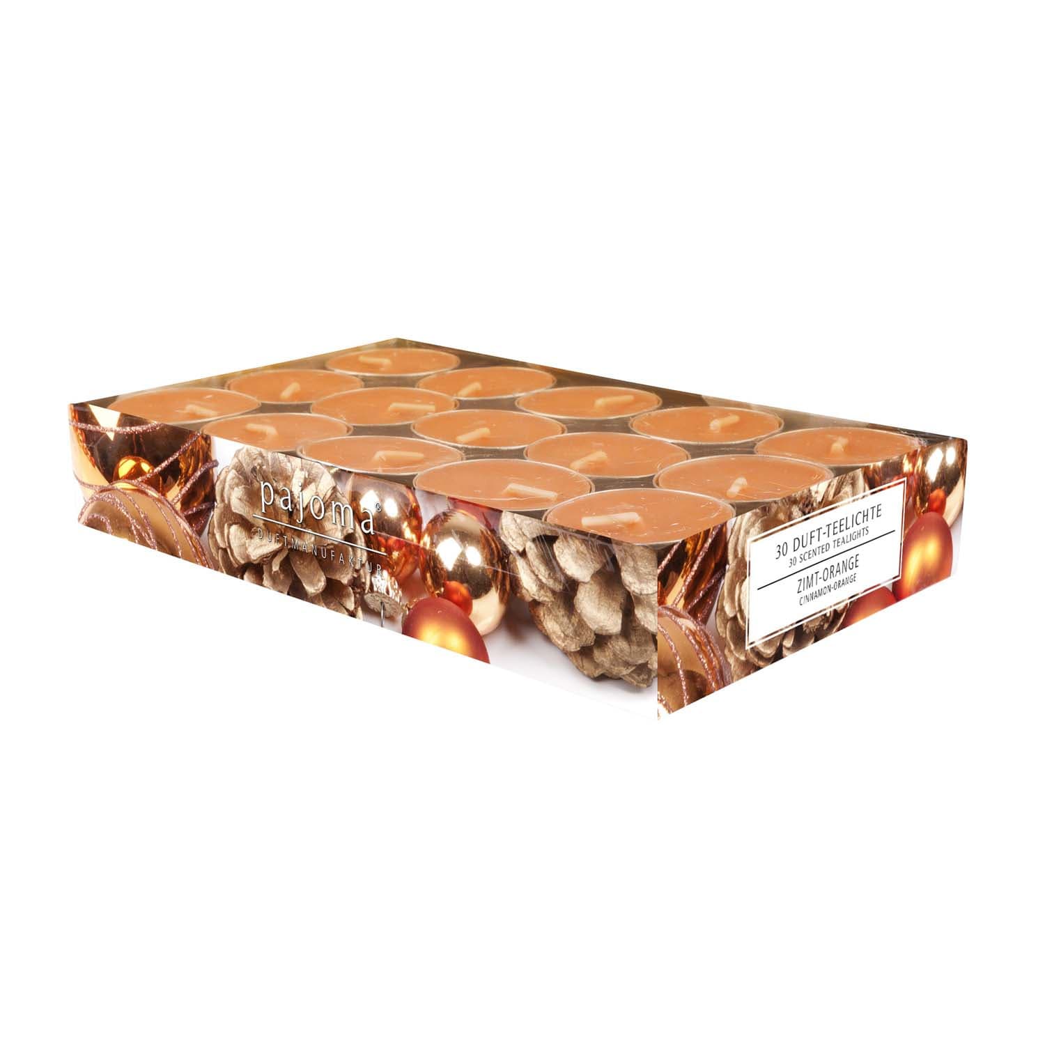 pajoma Teelichter Zimt-Orange