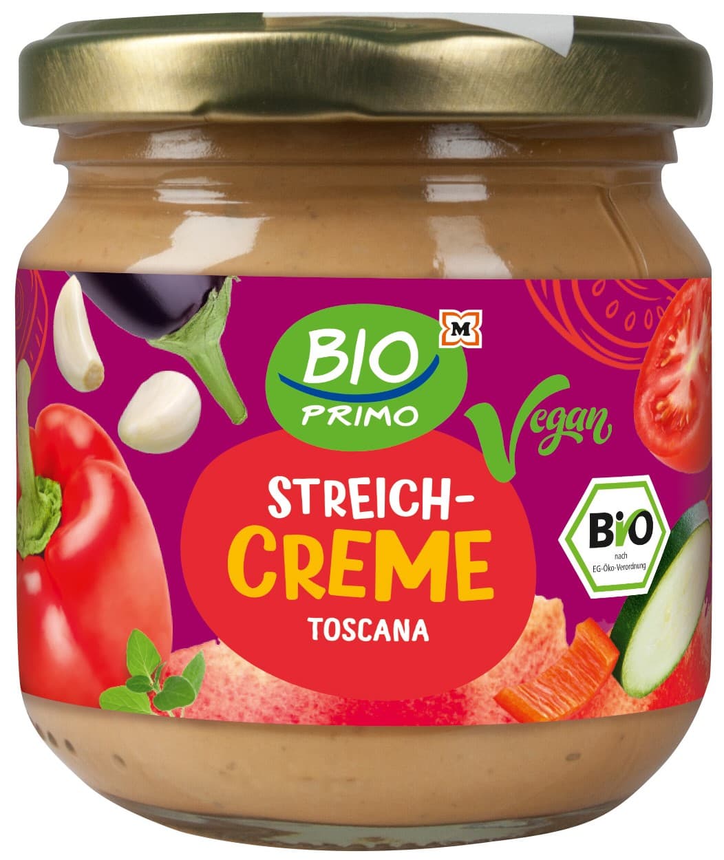 BIO PRIMO Bio Vegane Streichcreme Toscana