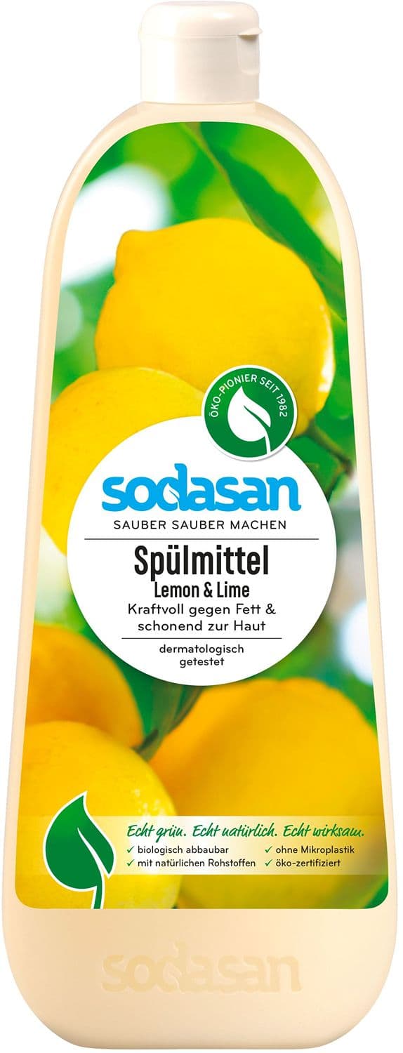 sodasan Geschirrspülmittel Lemon & Lime