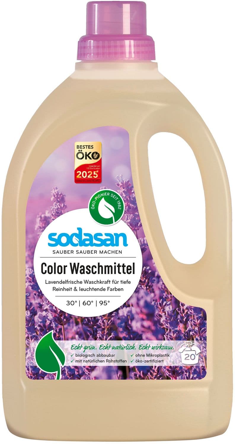 sodasan Color Waschmittel Lavendel